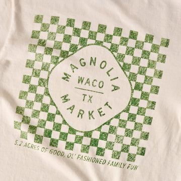 Checkered Magnolia Ivory Shirt