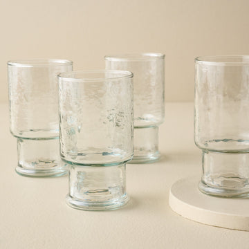 Rustic Glass Stacking Tumbler