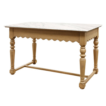 Sadie Scalloped Kitchen Island
