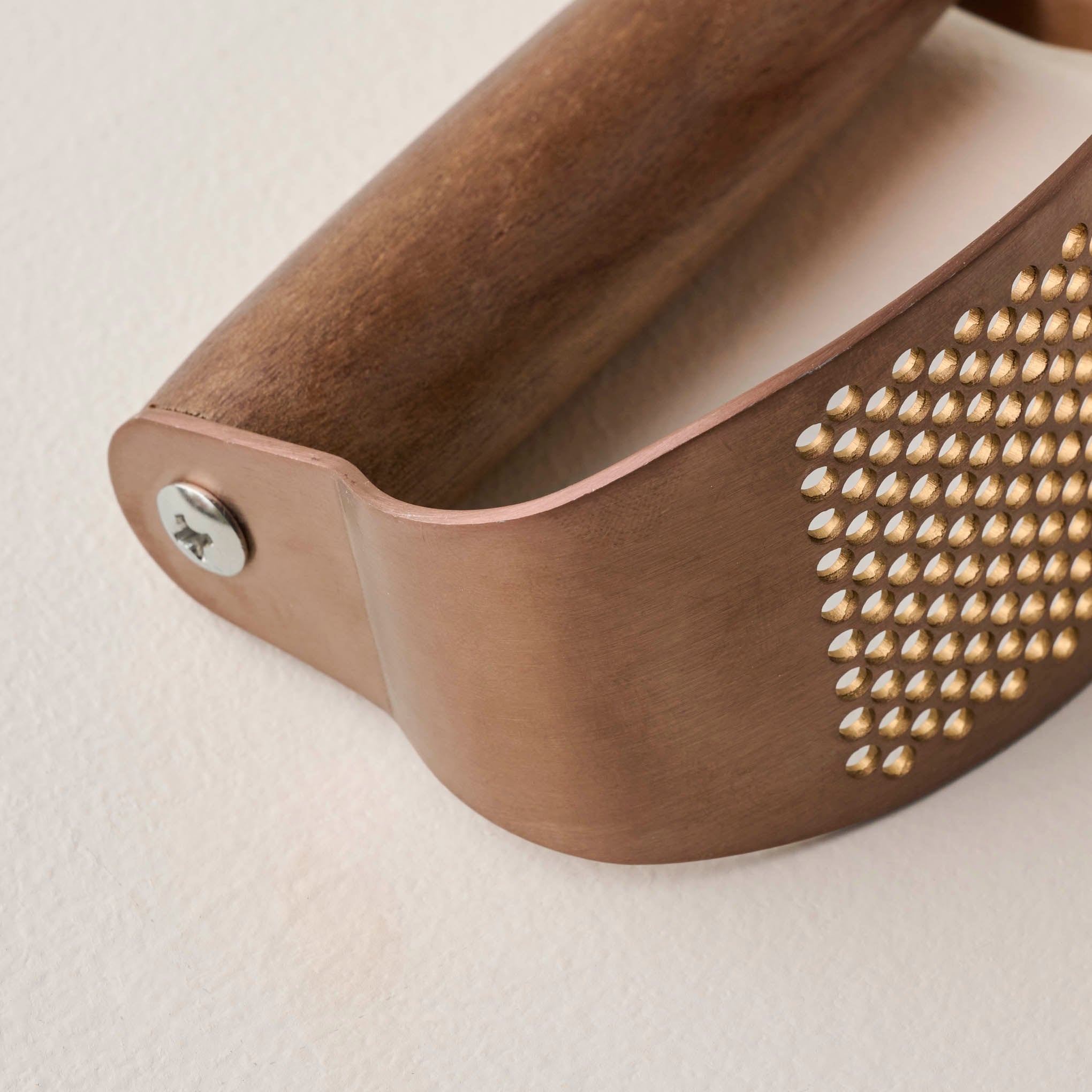 Copper and Walnut Garlic Rocker