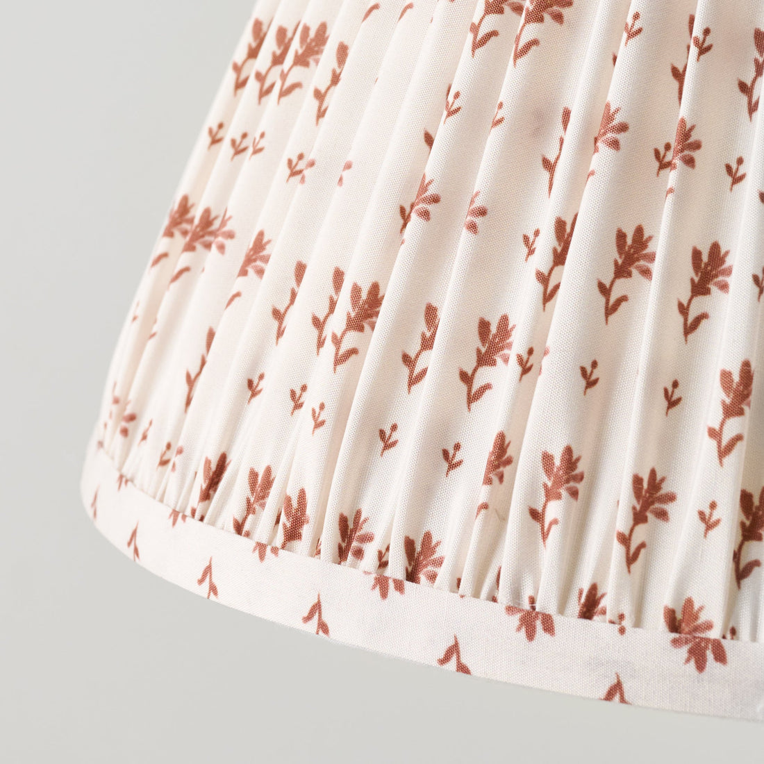 Taupe Blockprint Shade
