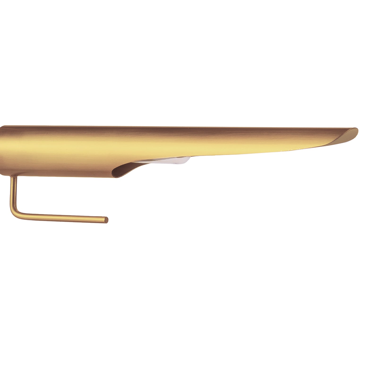 Linear Natural Brass Task Lamp