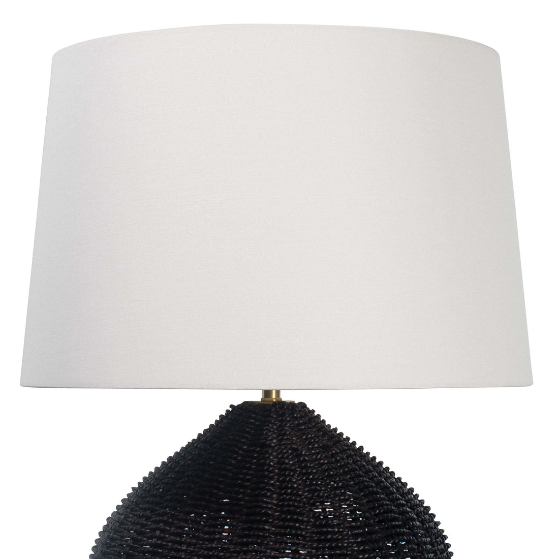 Tia Black Rattan Table Lamp