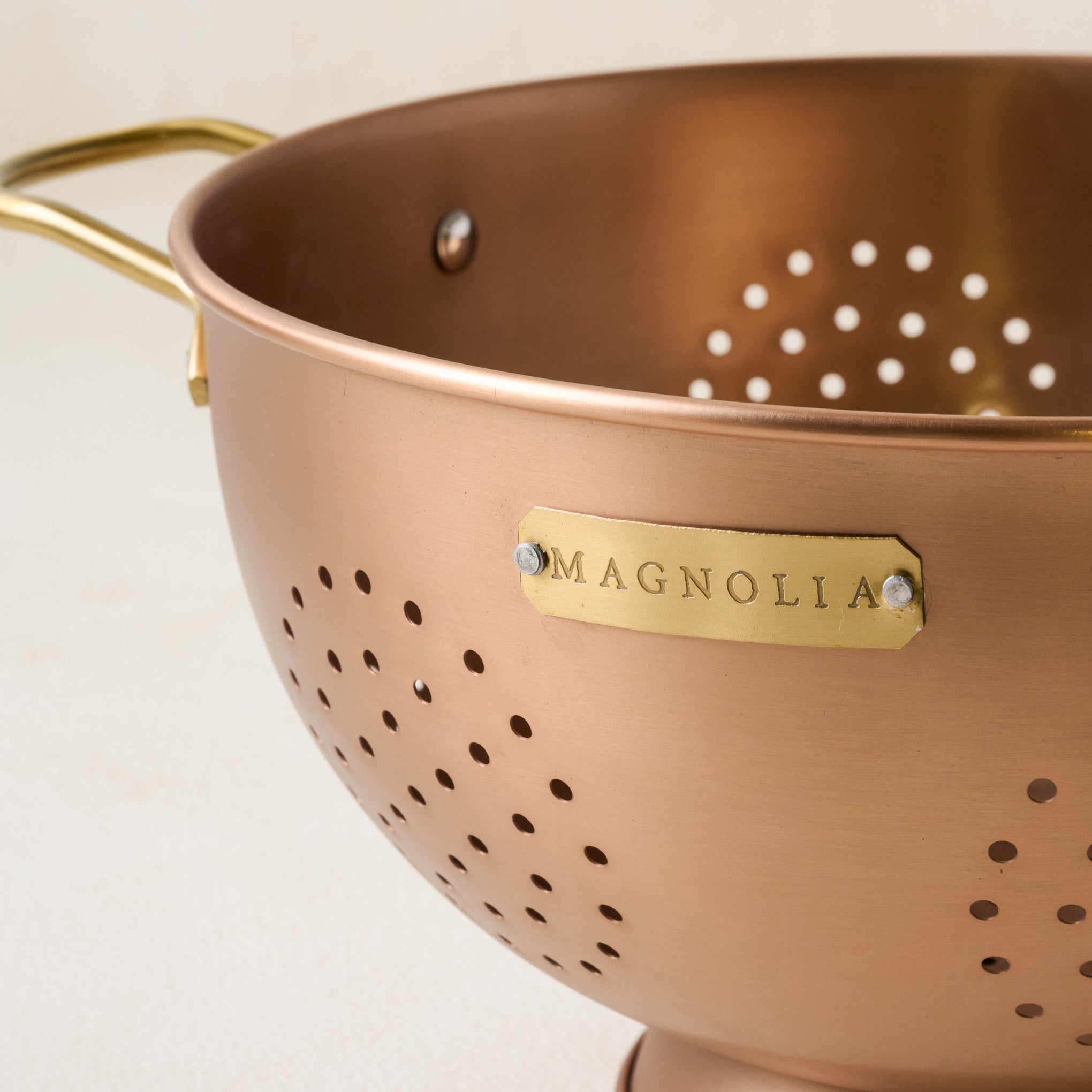 Copper and Brass Colander
