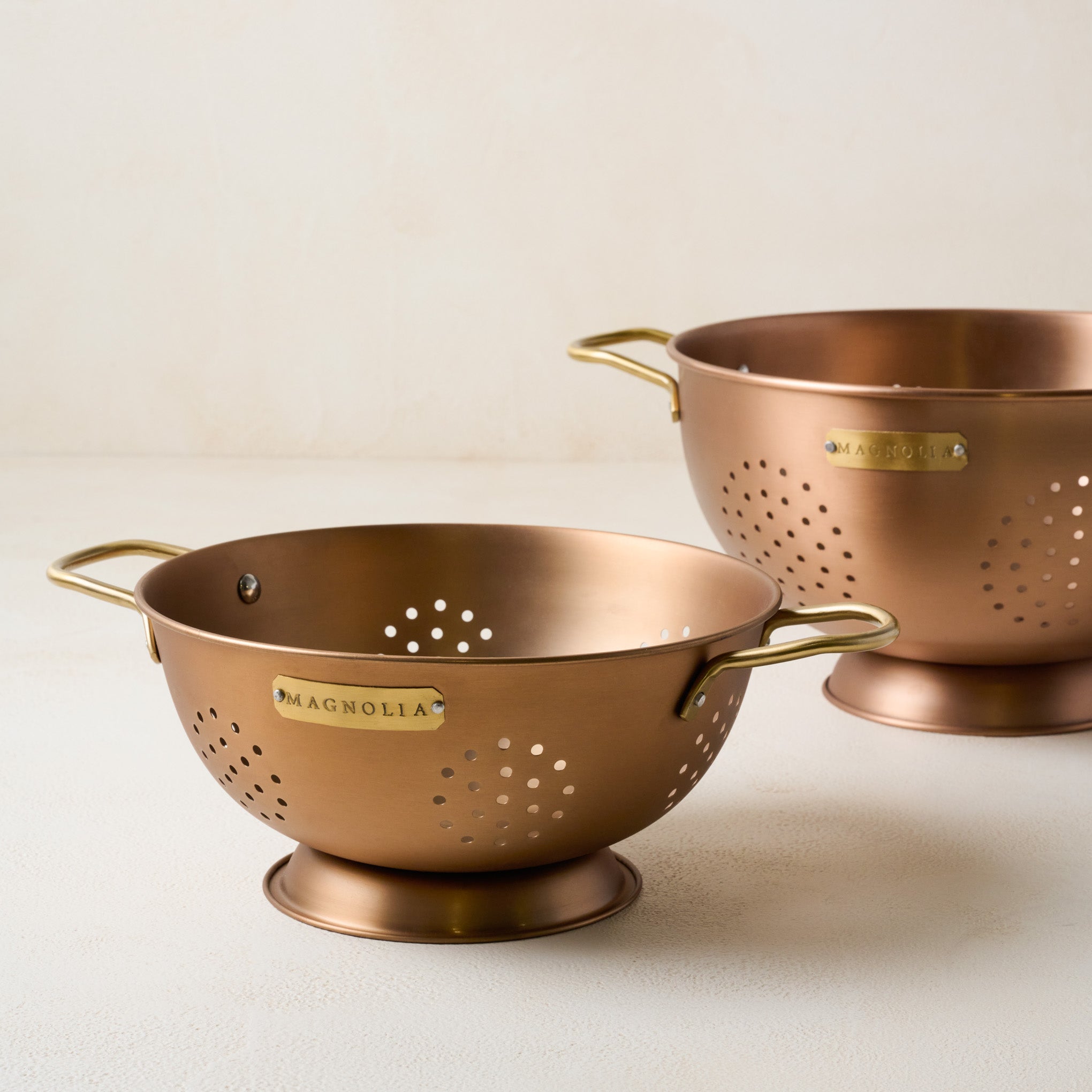 Copper and Brass Colander