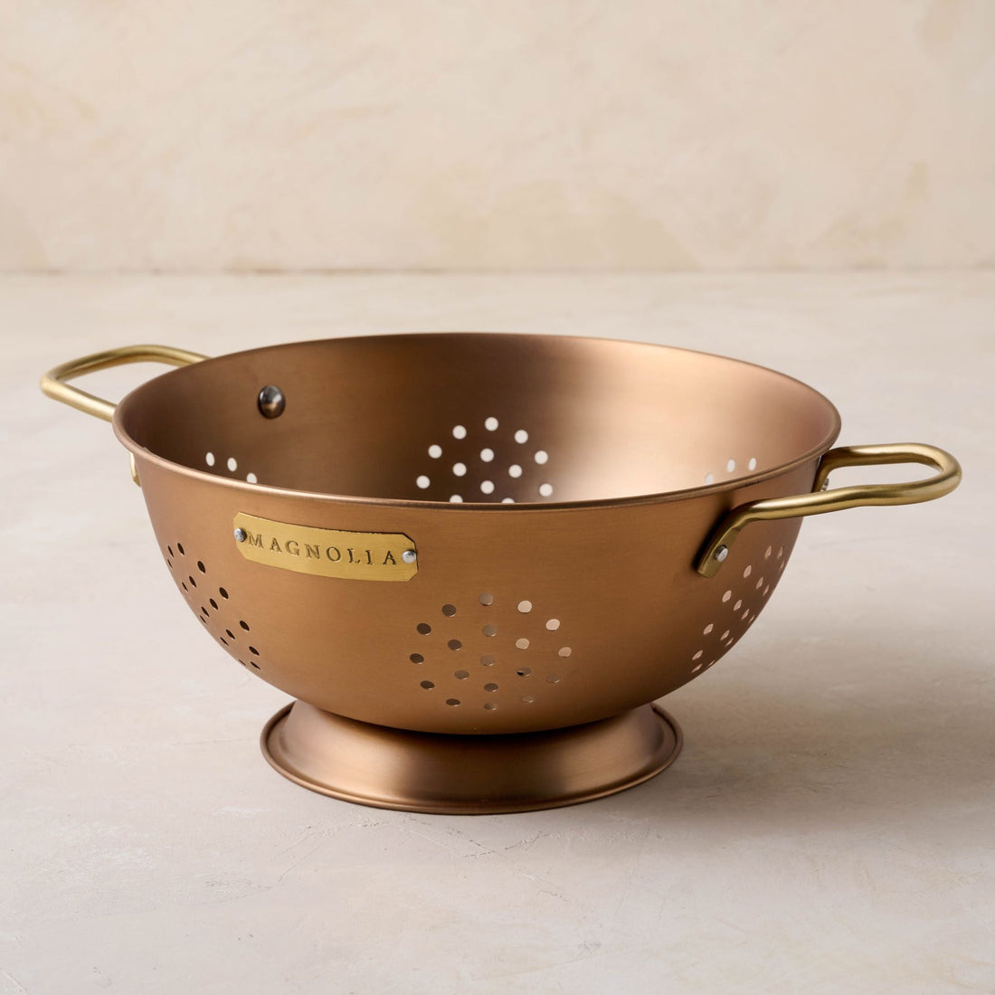 Copper and Brass Colander 3 QT