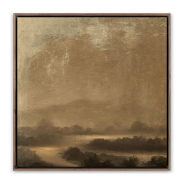 La Terre by Dan Hobday - Rustic Walnut Floater