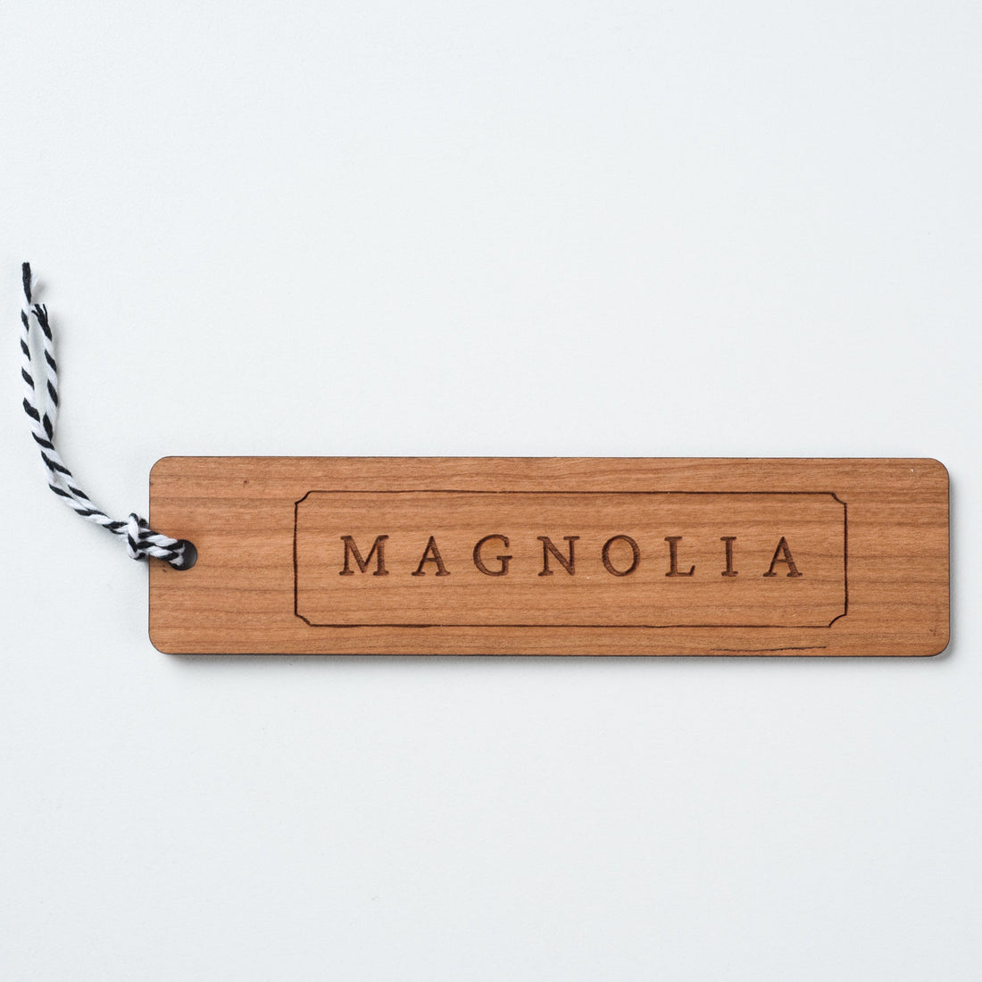 Magnolia Wooden Bookmark