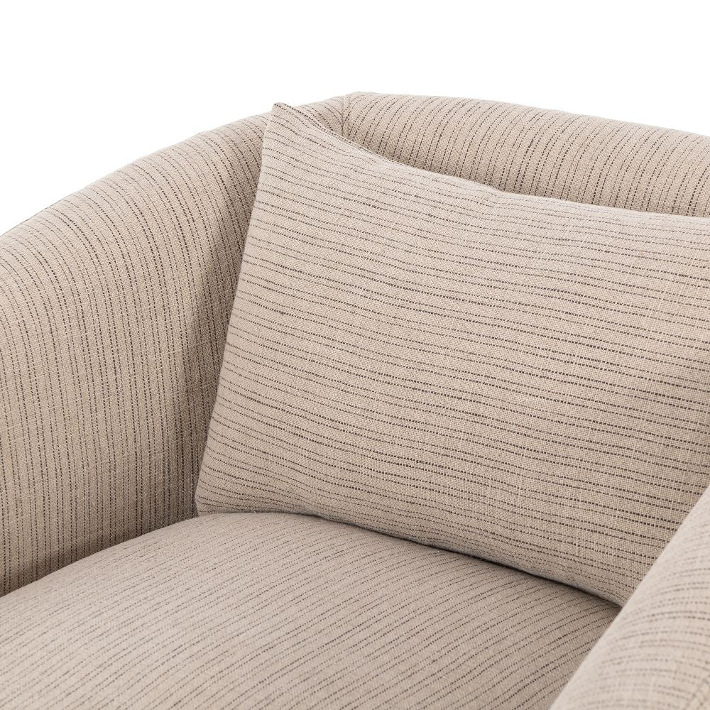 Harris Slipcovered Swivel Chair