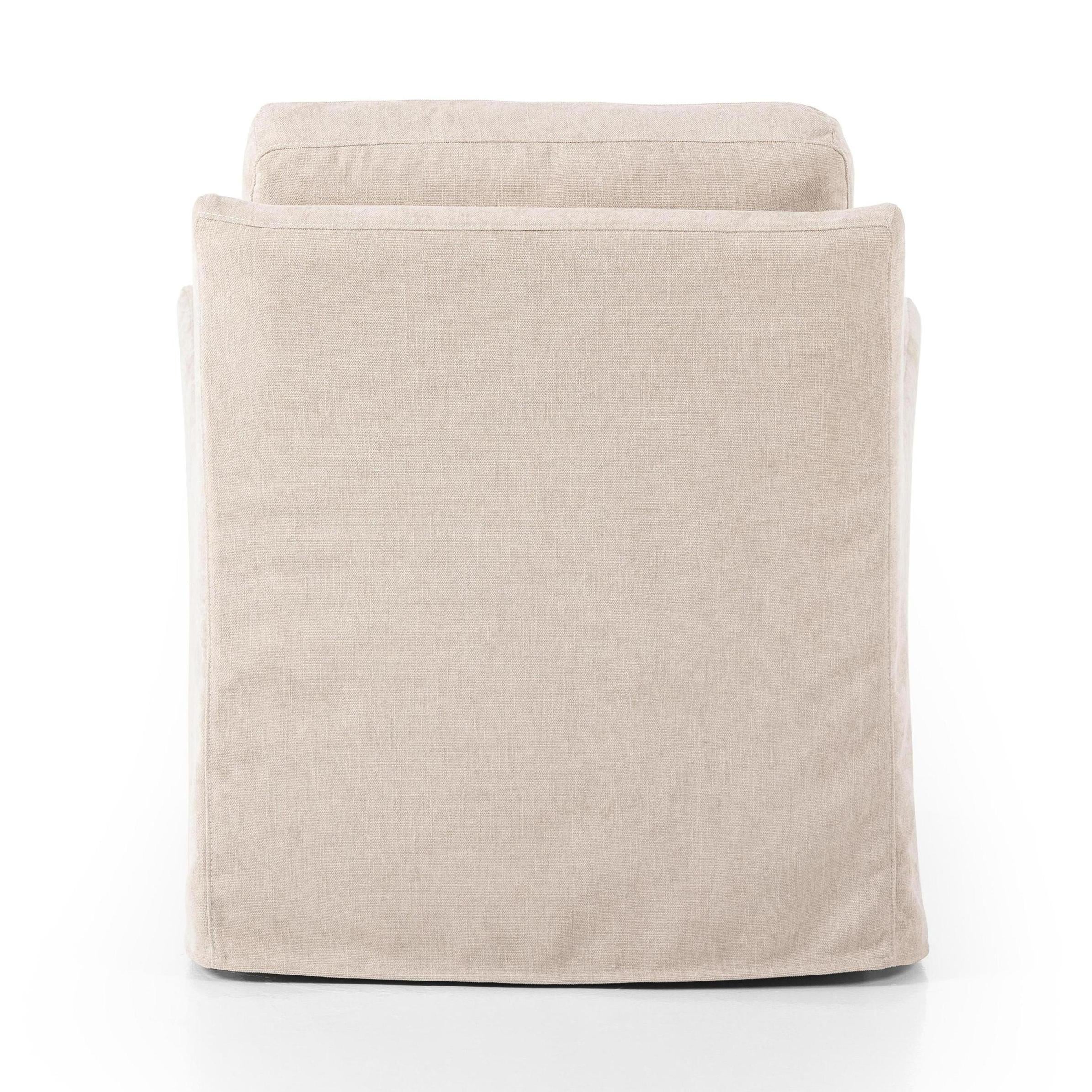 Sabine Slipcover Swivel Chair