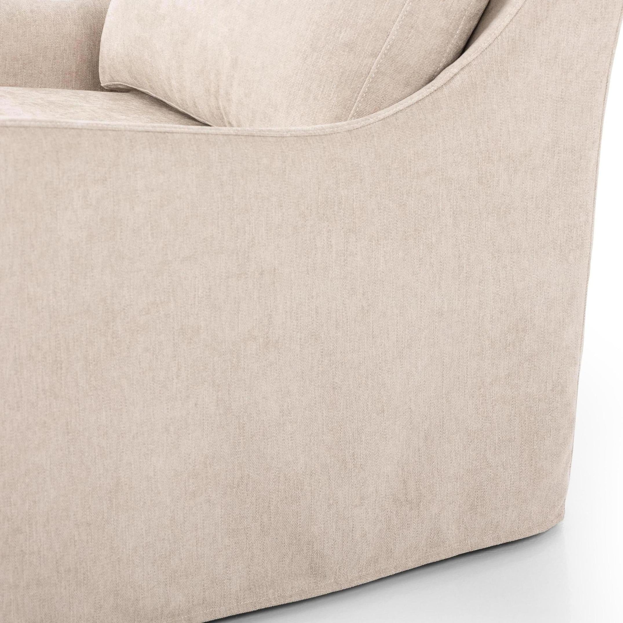 Sabine Slipcover Swivel Chair