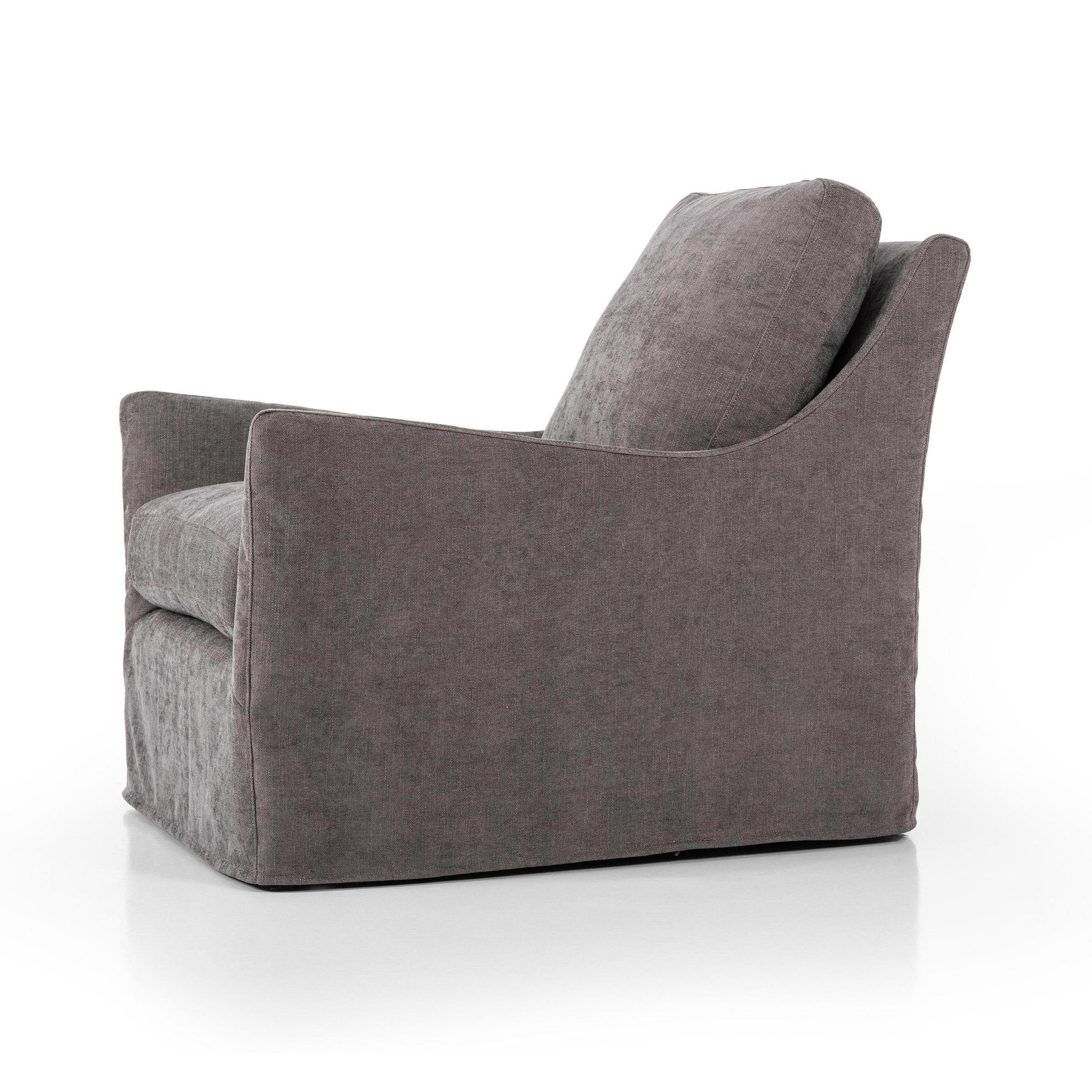Sabine Slipcover Swivel Chair