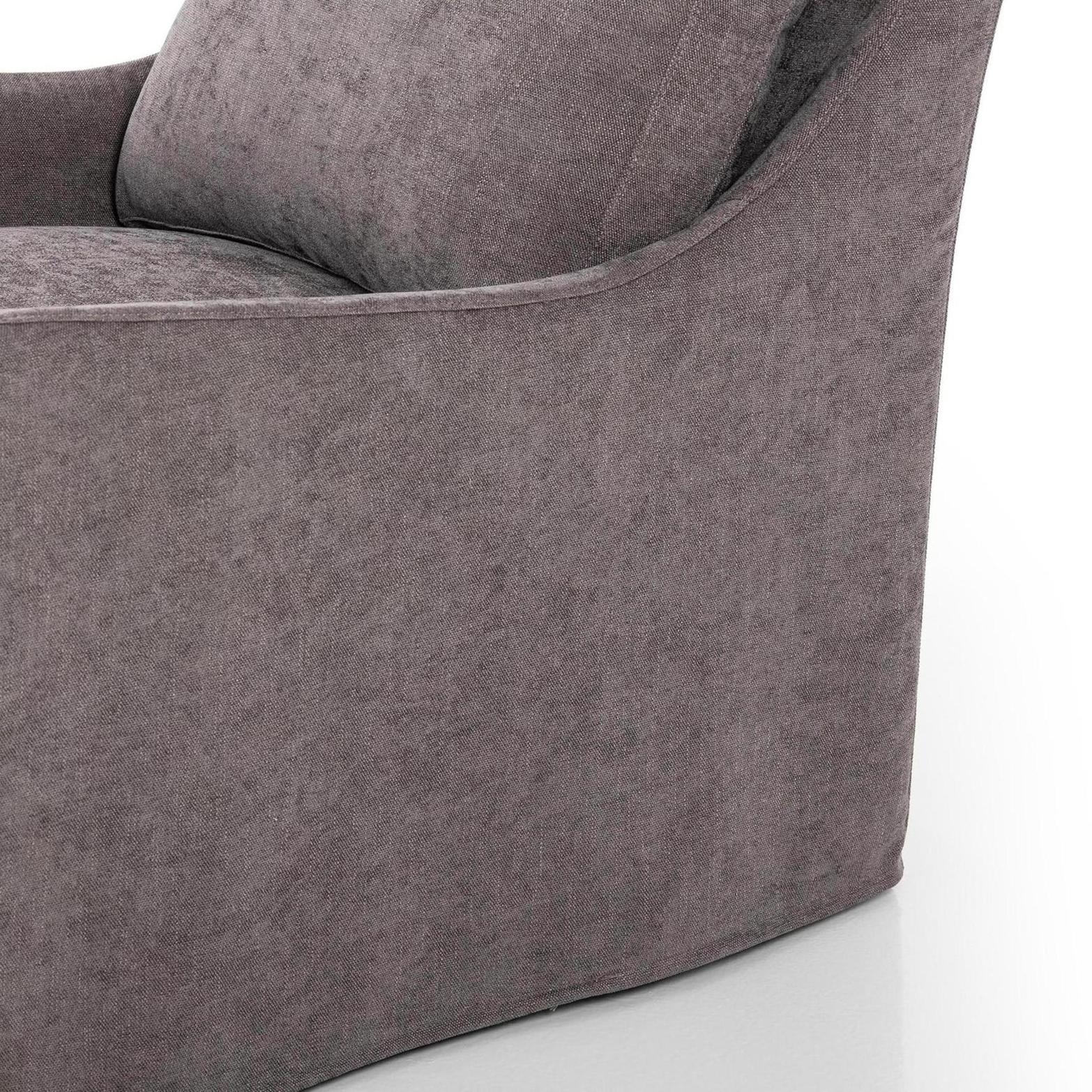 Sabine Slipcover Swivel Chair