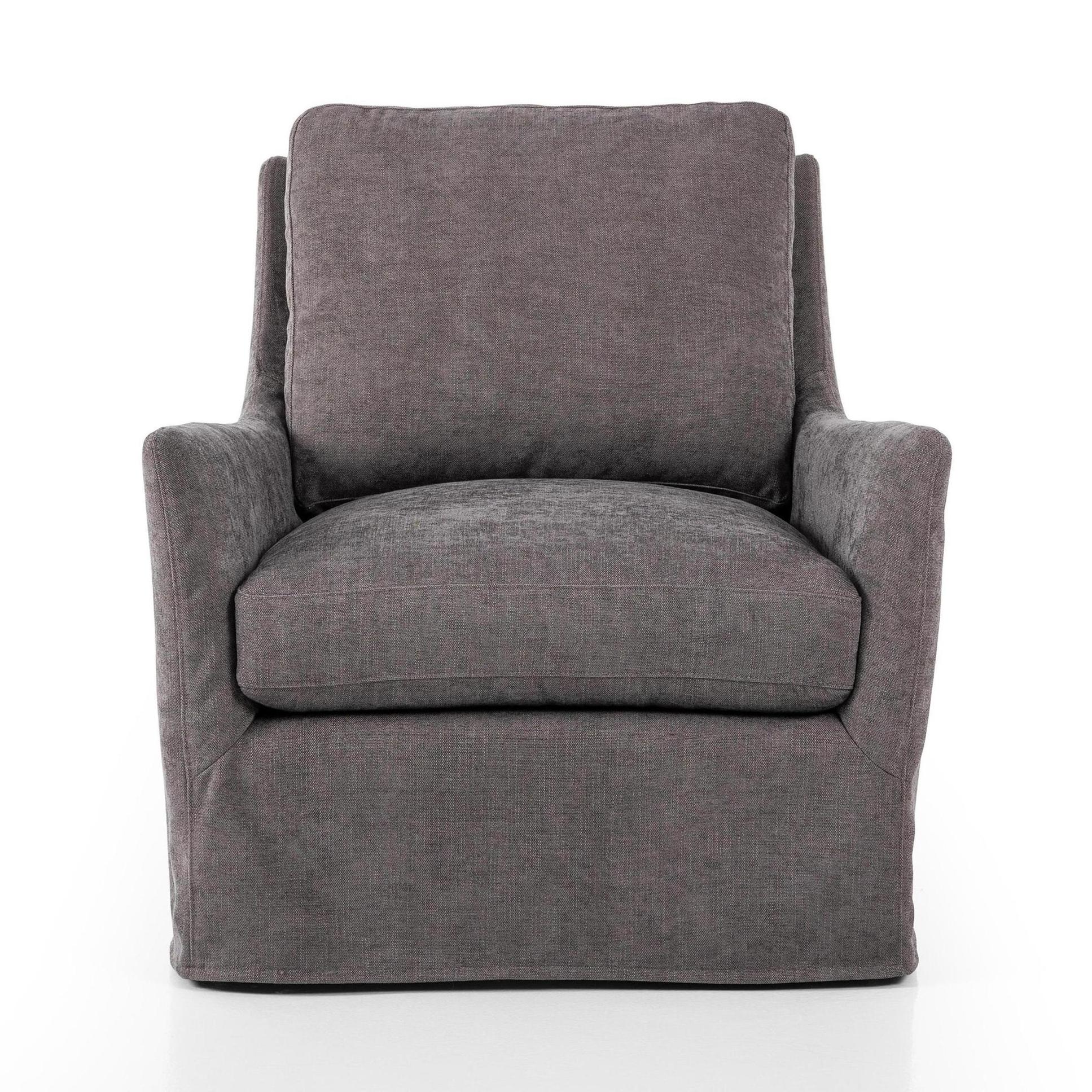Sabine Slipcover Swivel Chair