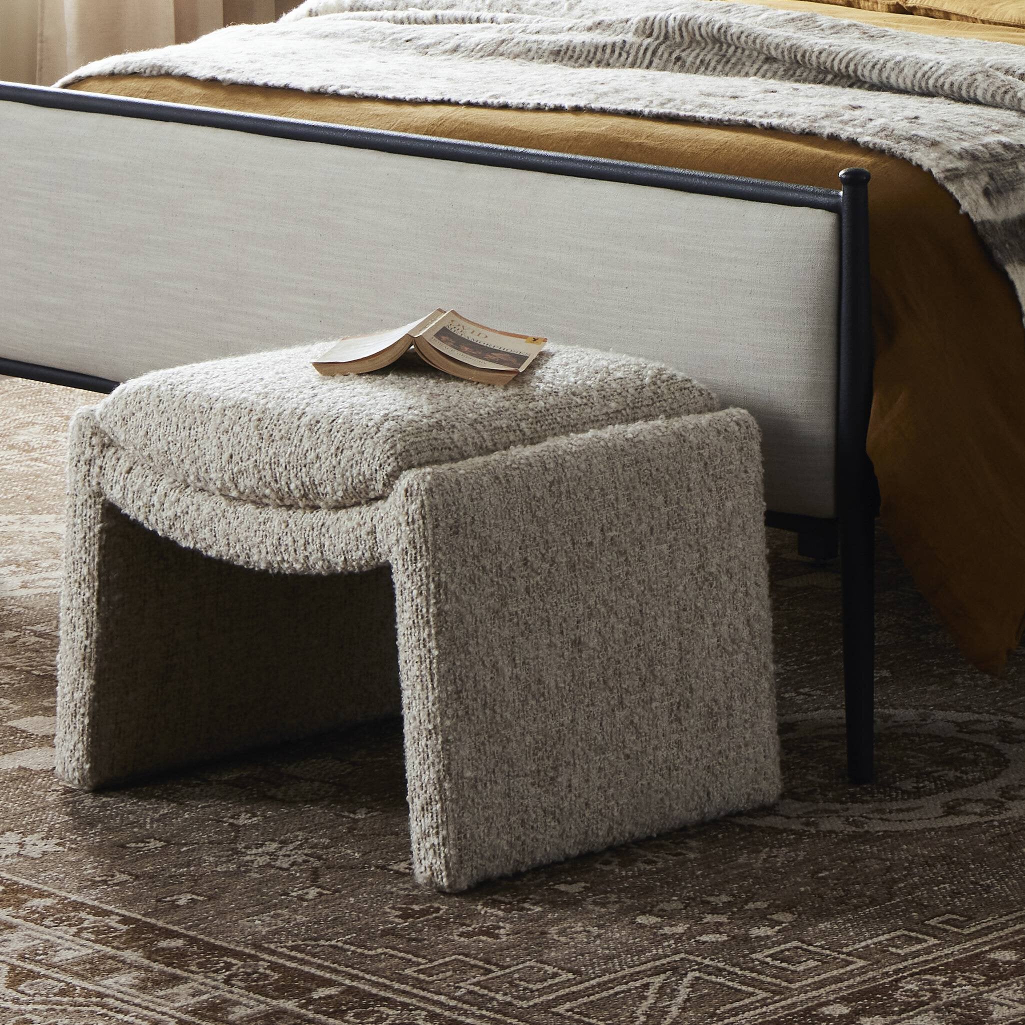 Gina Boucle Ottoman