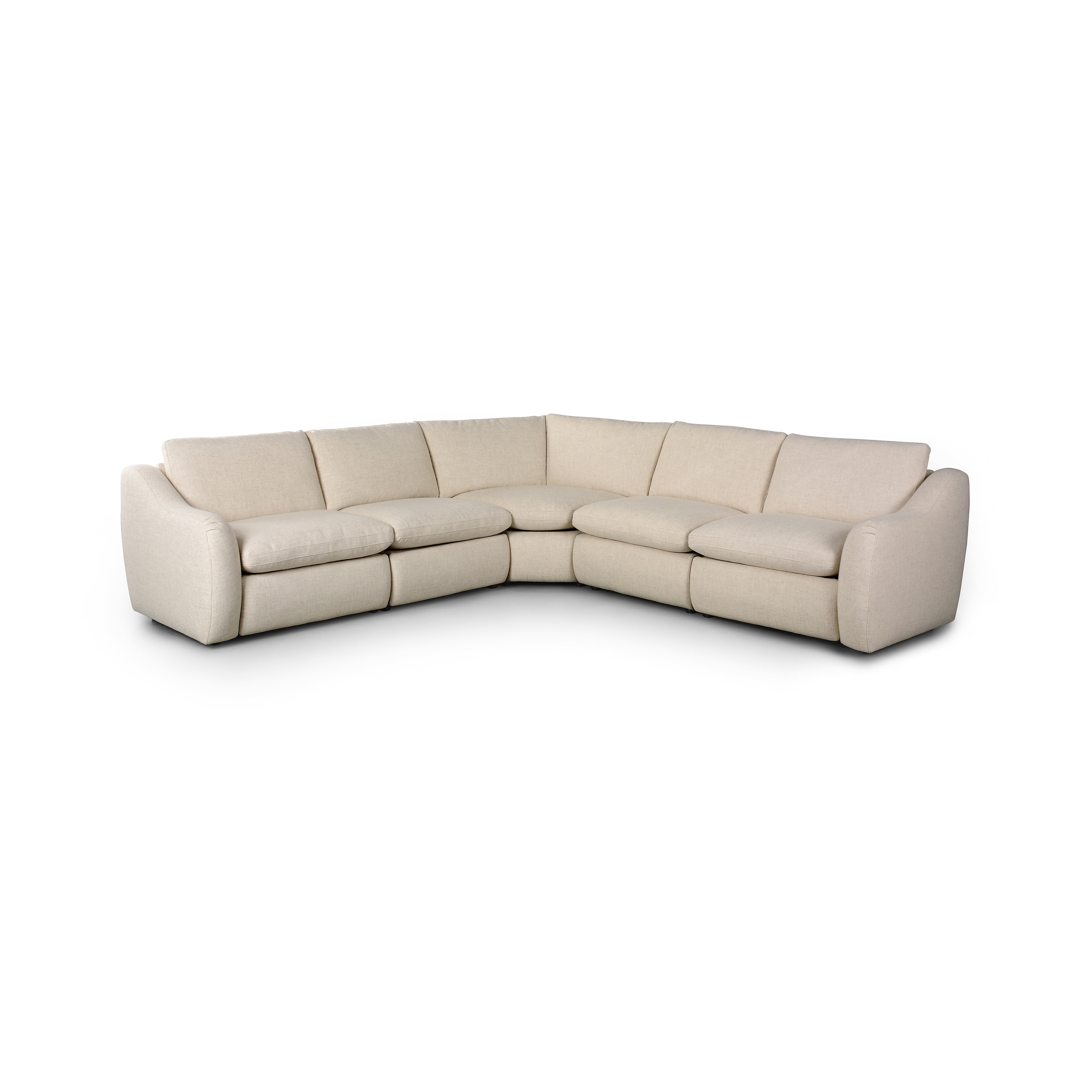 Chase Power Reclining 5-Piece Sectional