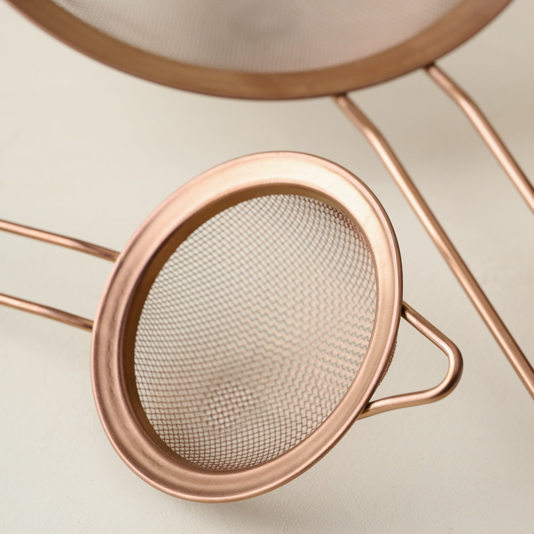 Copper Sieves Set of 3