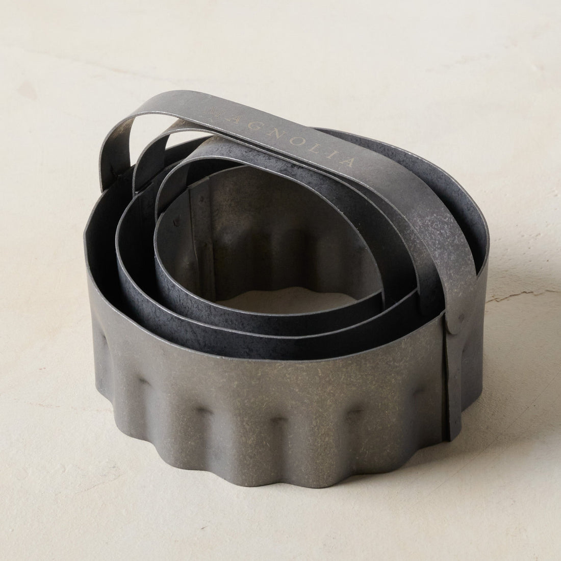 Magnolia Fluted Biscuit Cutters