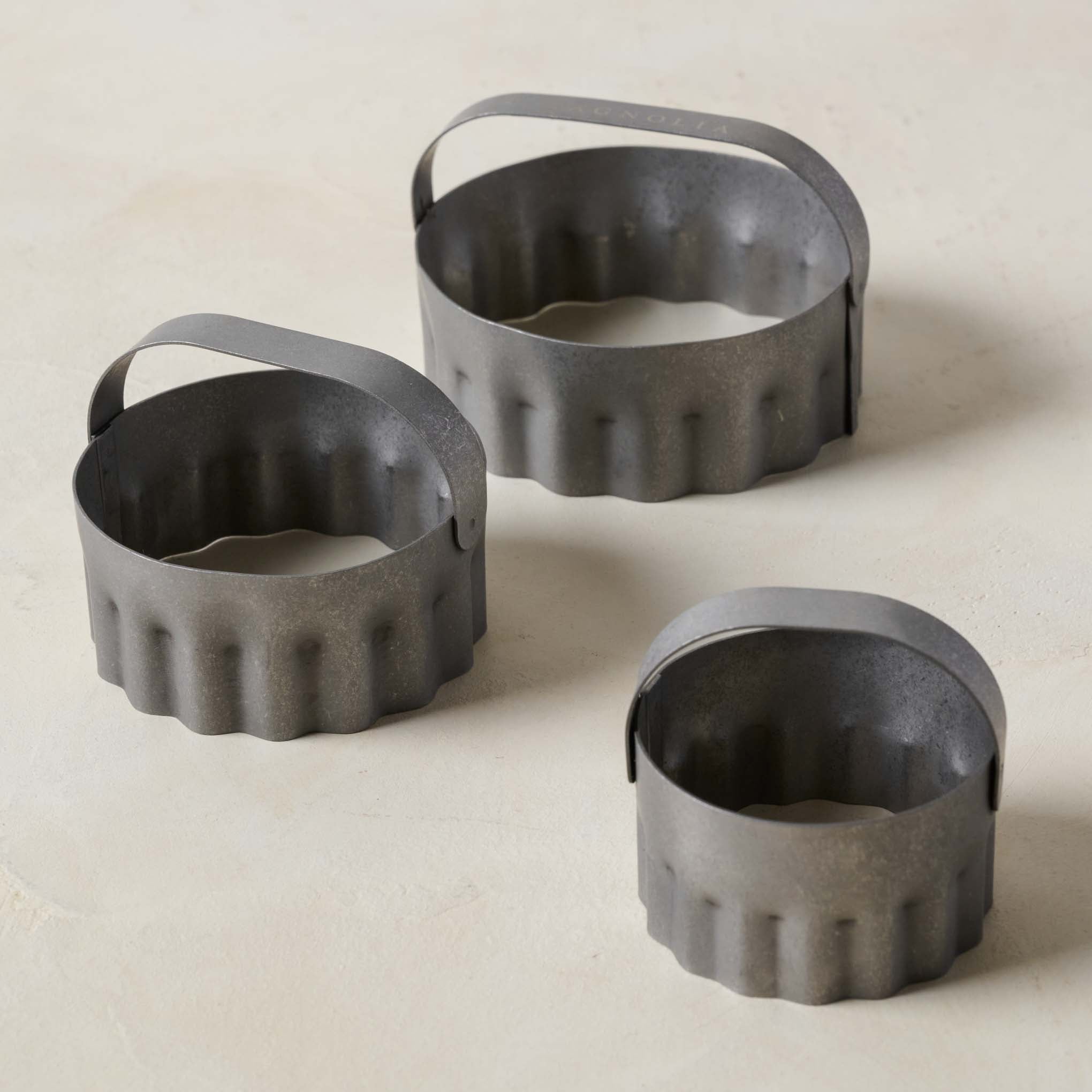 Magnolia Fluted Biscuit Cutters