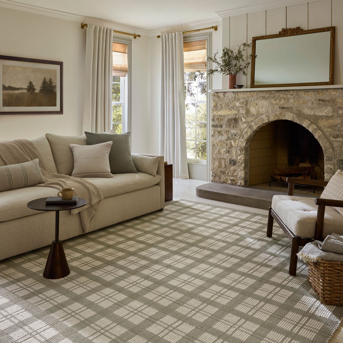 Ryder Sage Ivory  Rug