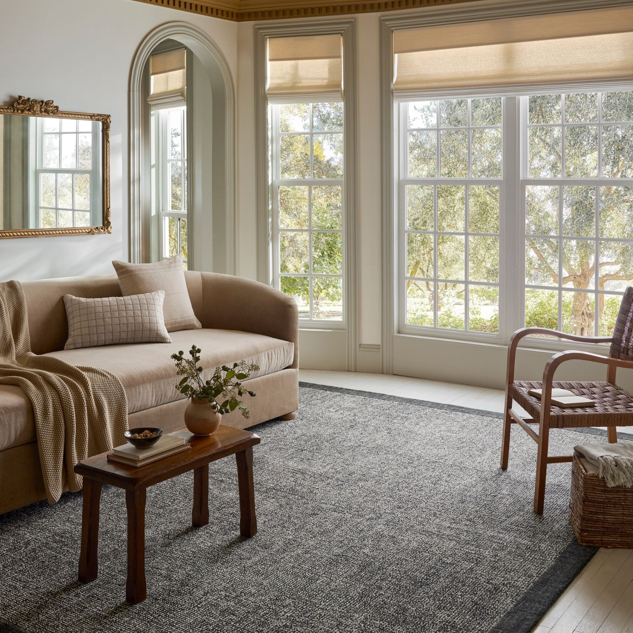 Henley Ivory Charcoal Rug