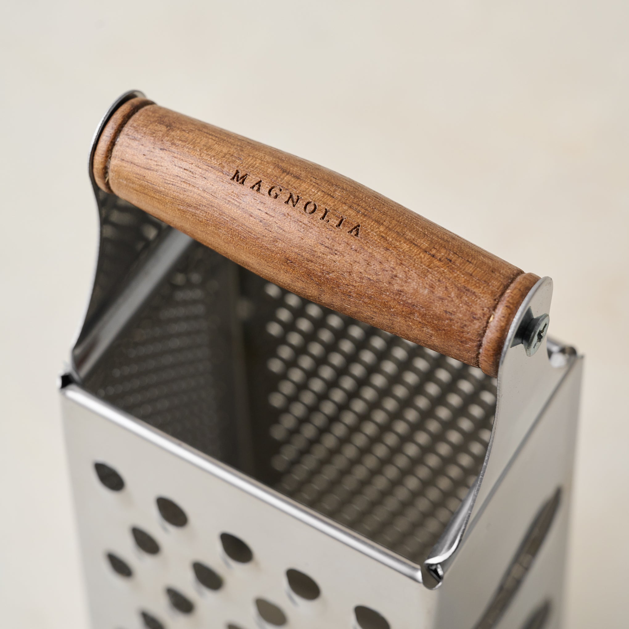 Gristmill Collection Walnut Handle Cheese Grater