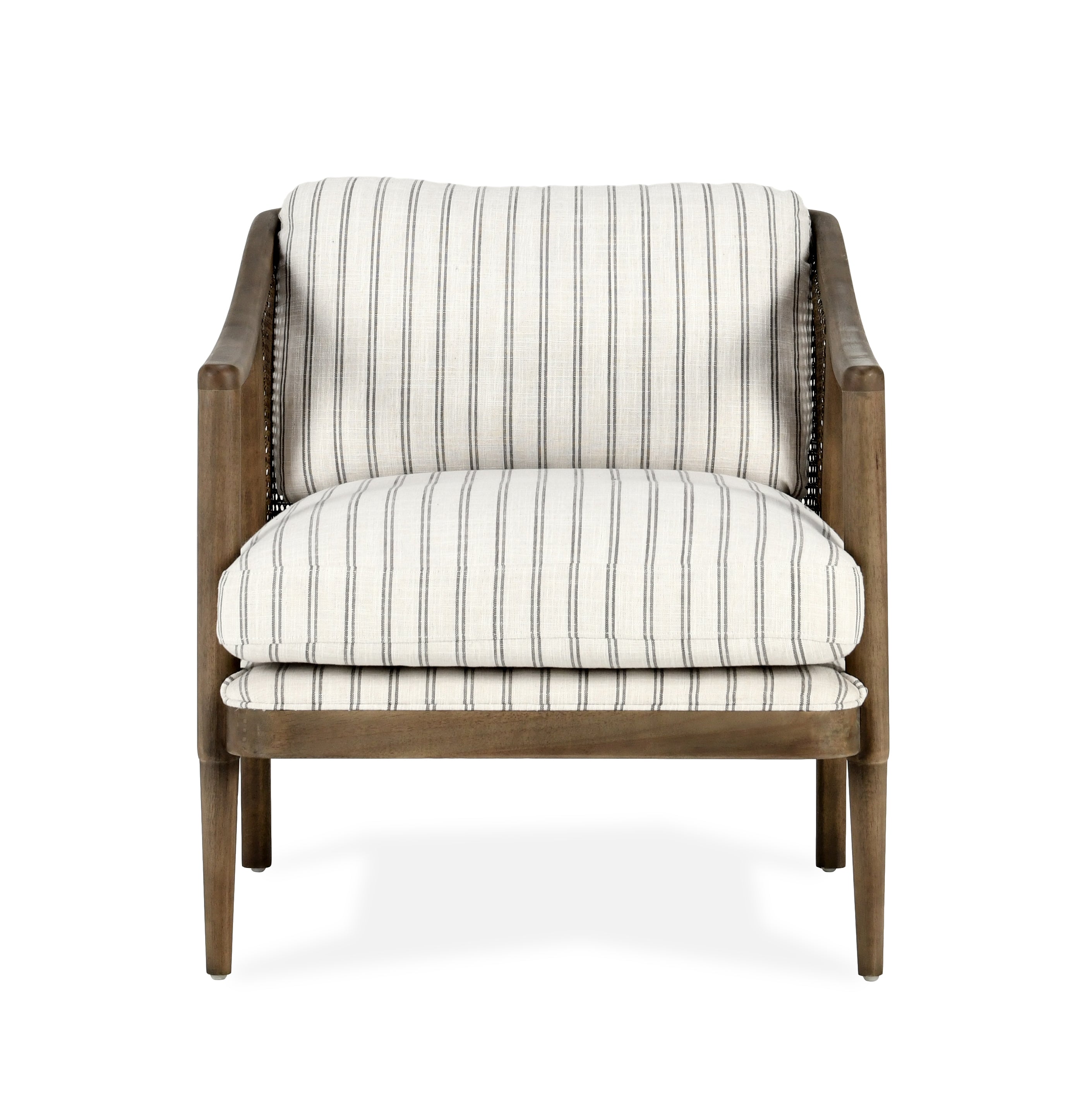 Hollis Striped Accent Chair