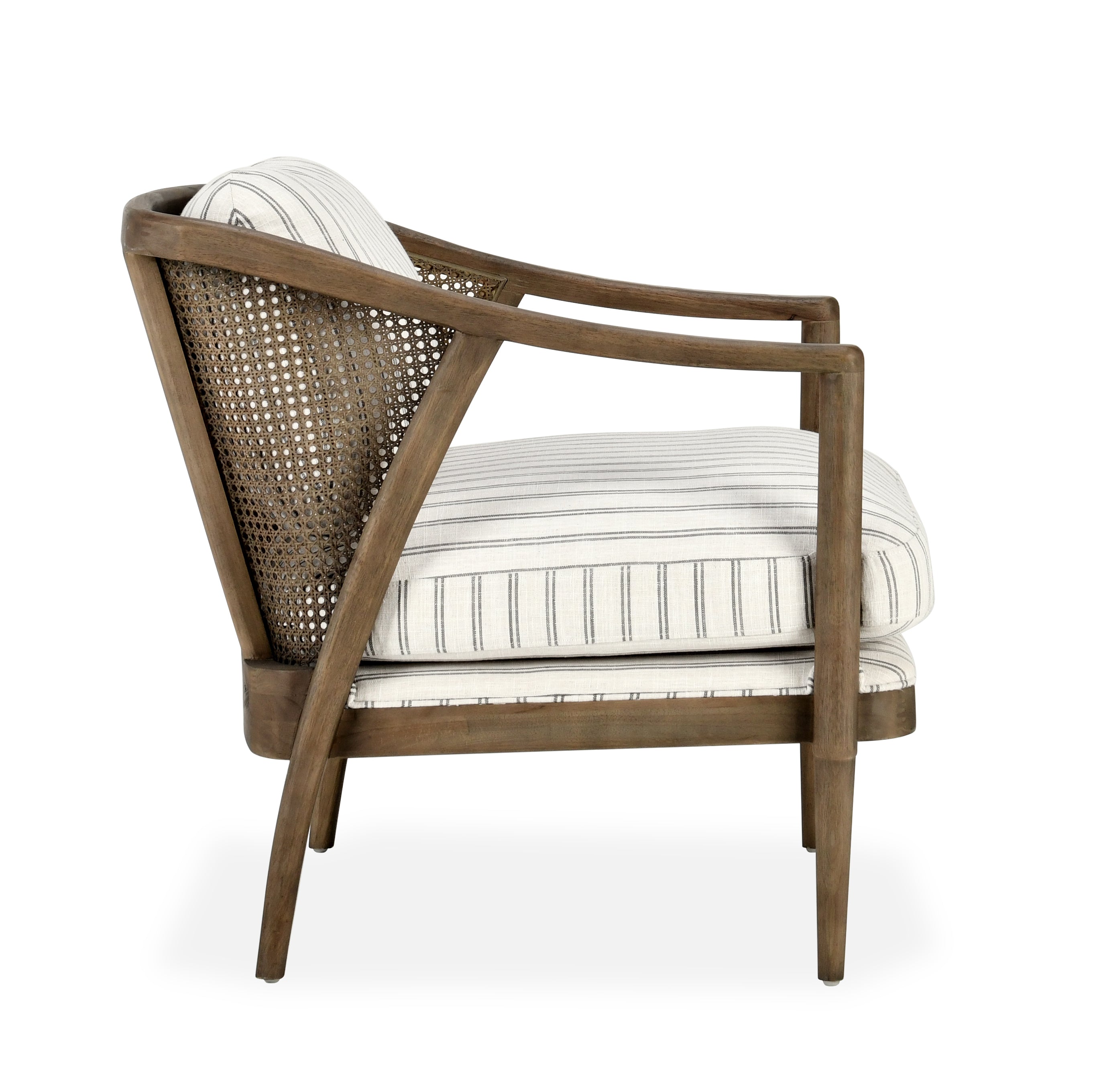 Hollis Striped Accent Chair