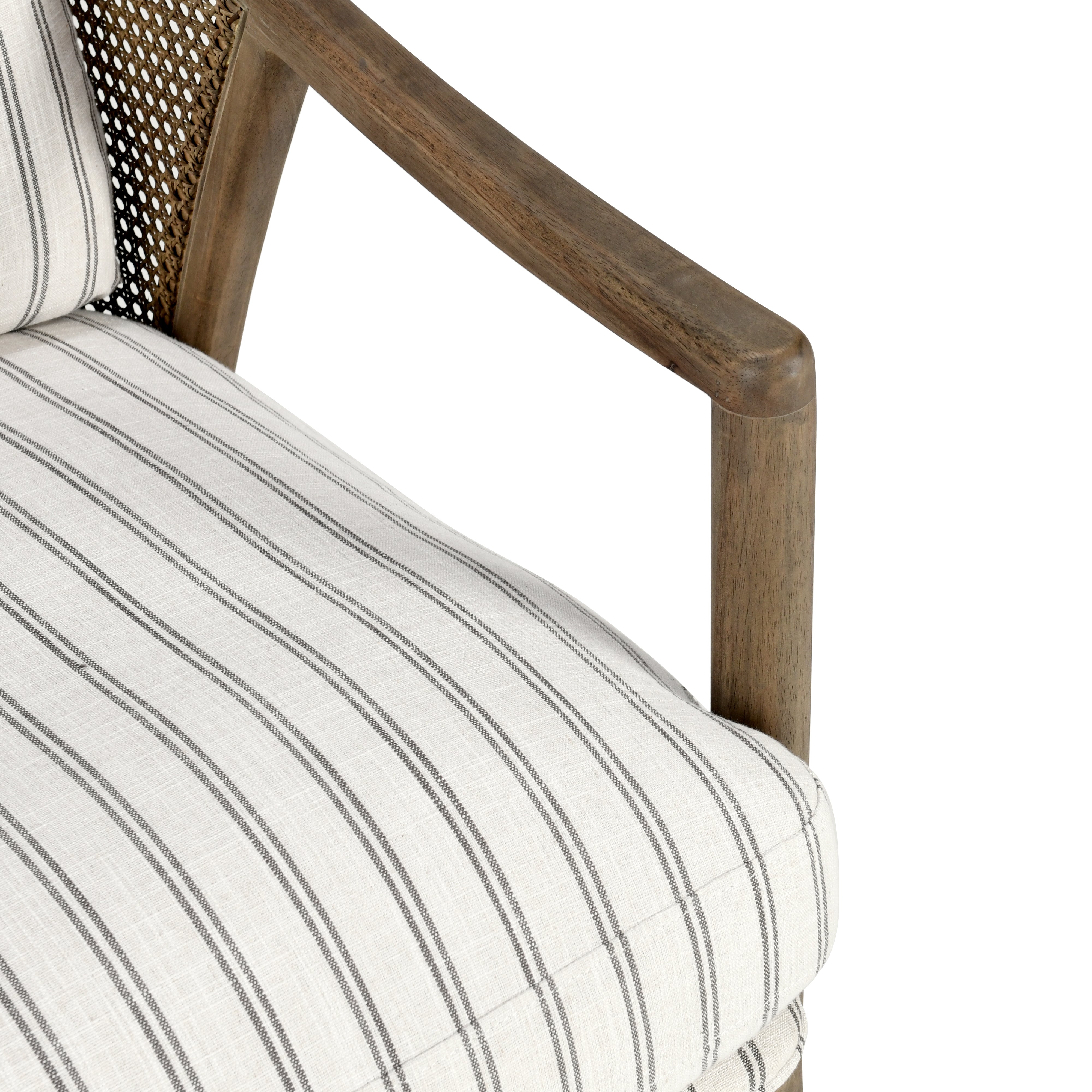 Hollis Striped Accent Chair