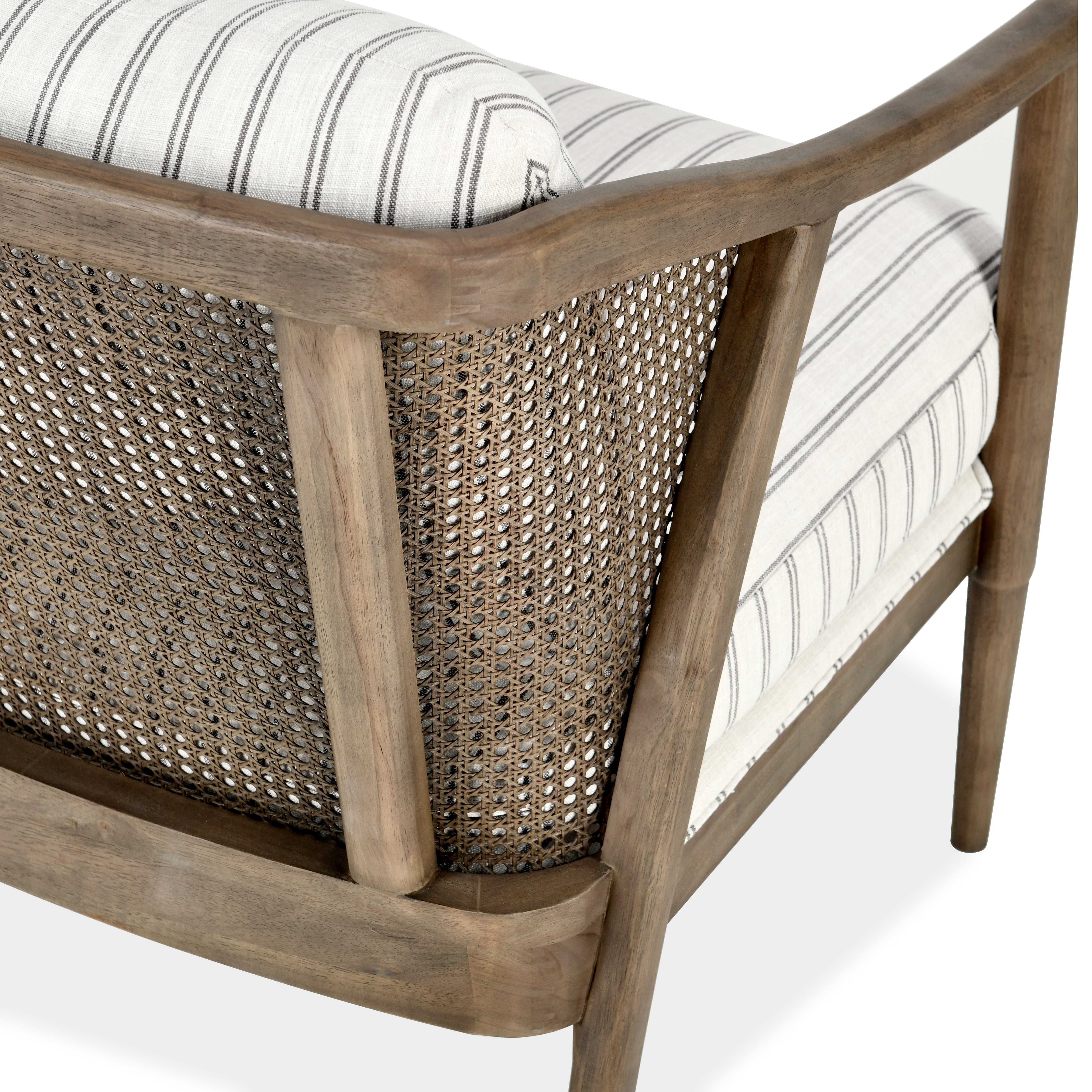 Hollis Striped Accent Chair