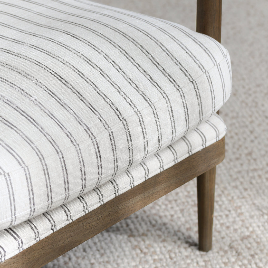 Hollis Striped Accent Chair