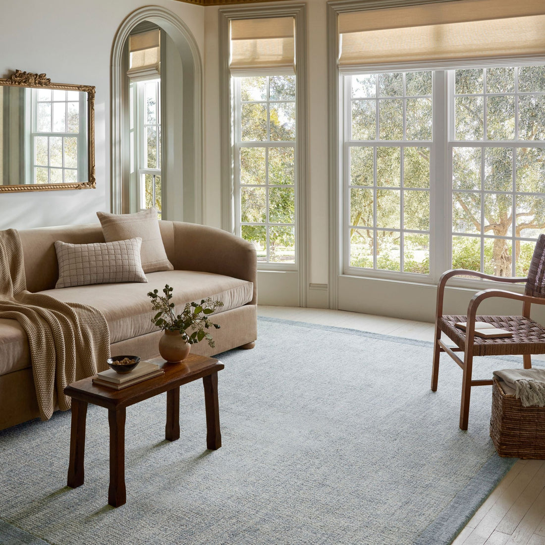Henley Ivory Blue Rug