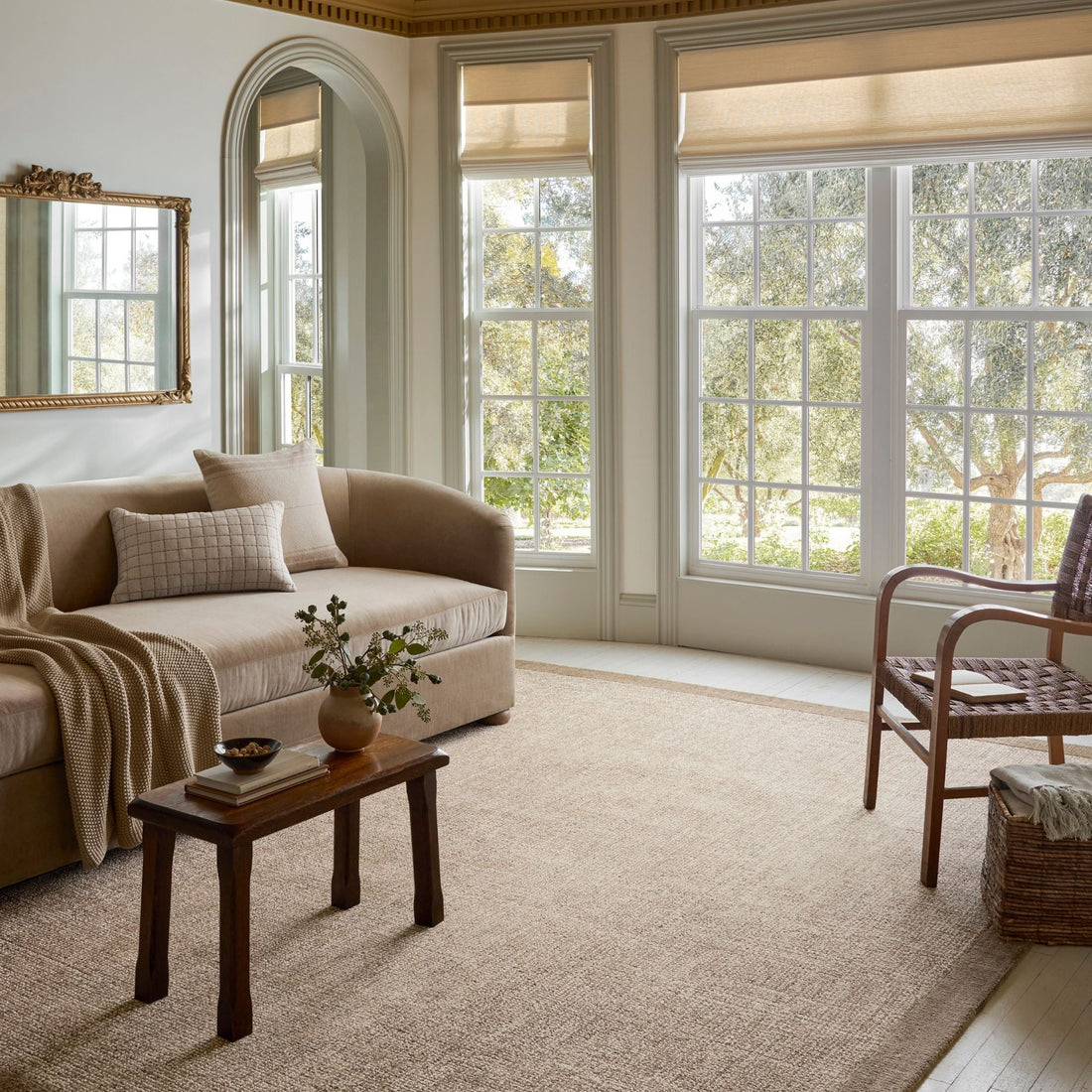Henley Ivory Brown Rug