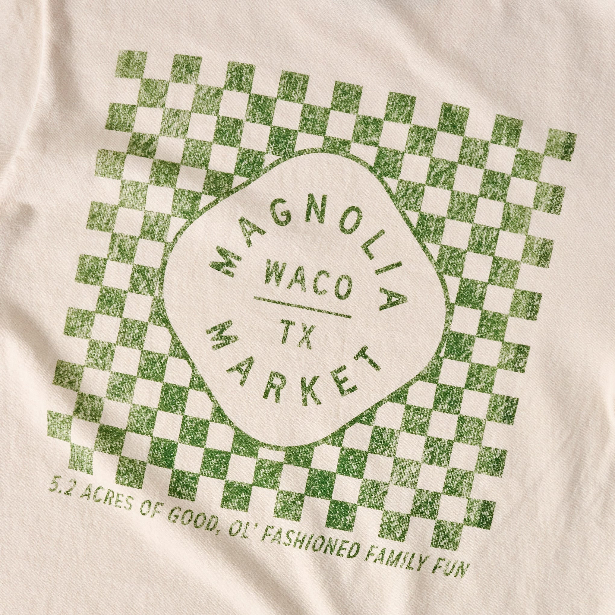 Checkered Magnolia Ivory Shirt