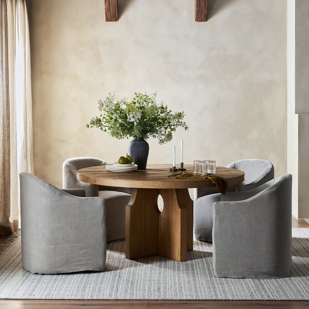 Lyn Dining Chair With Casters