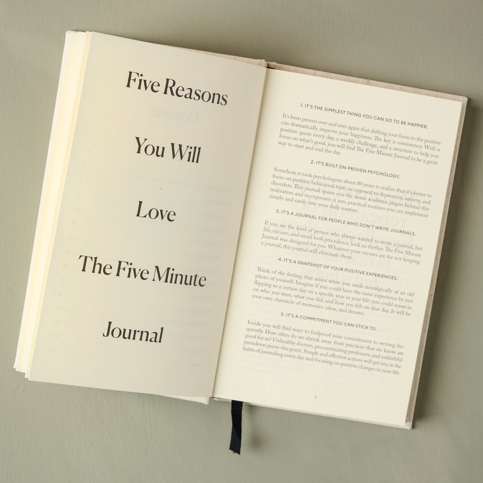 The Five Minute Journal