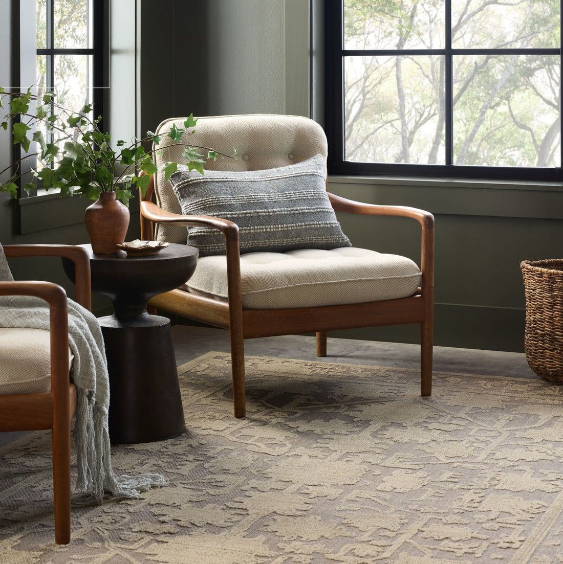 Gloria Bark Khaki Rug