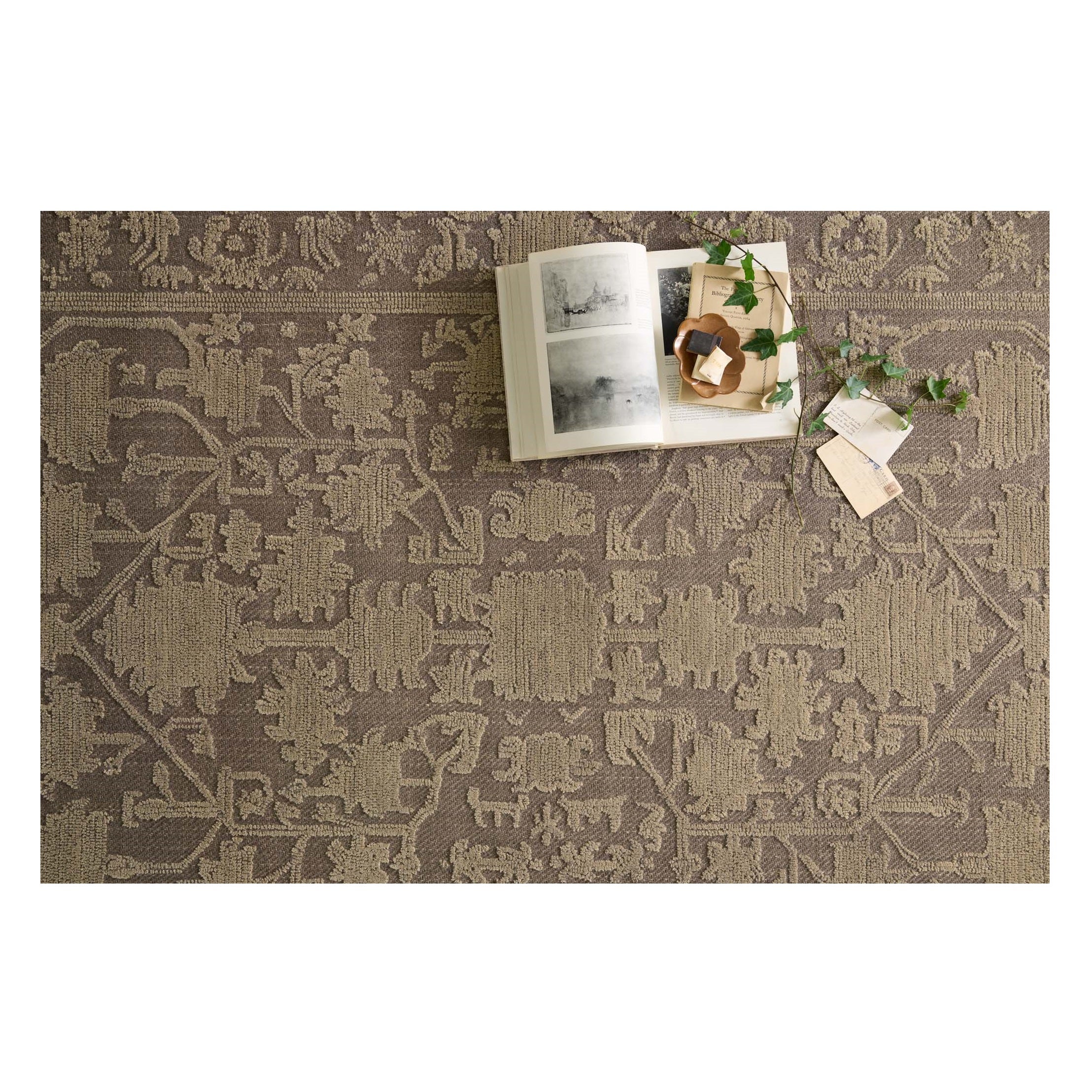 Gloria Bark Khaki Rug