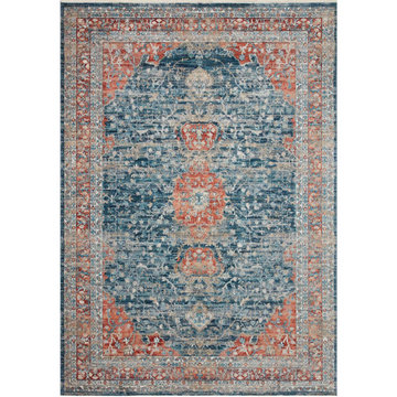 Elise Navy Red Rug