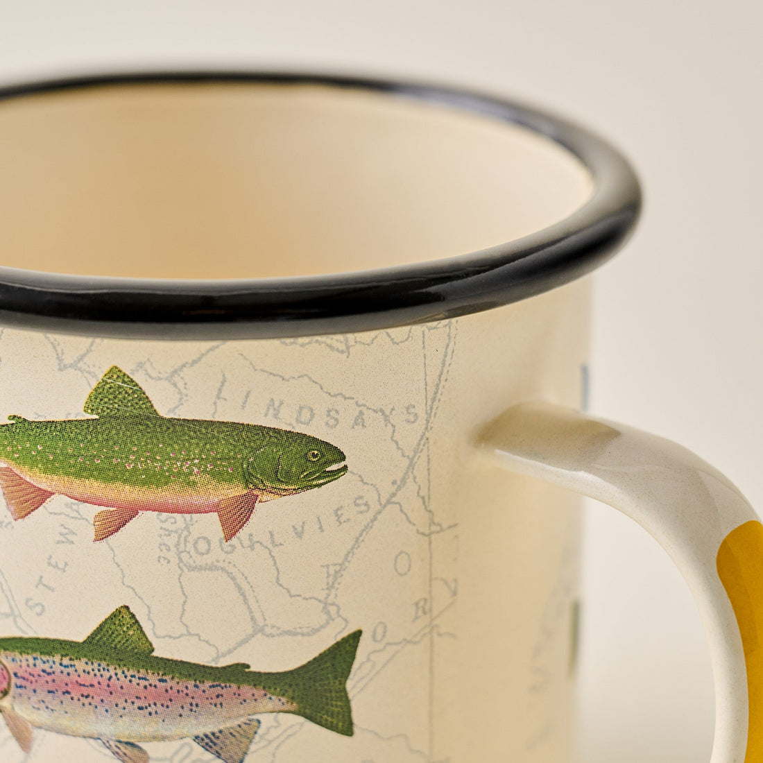 Enamel Fish Mug
