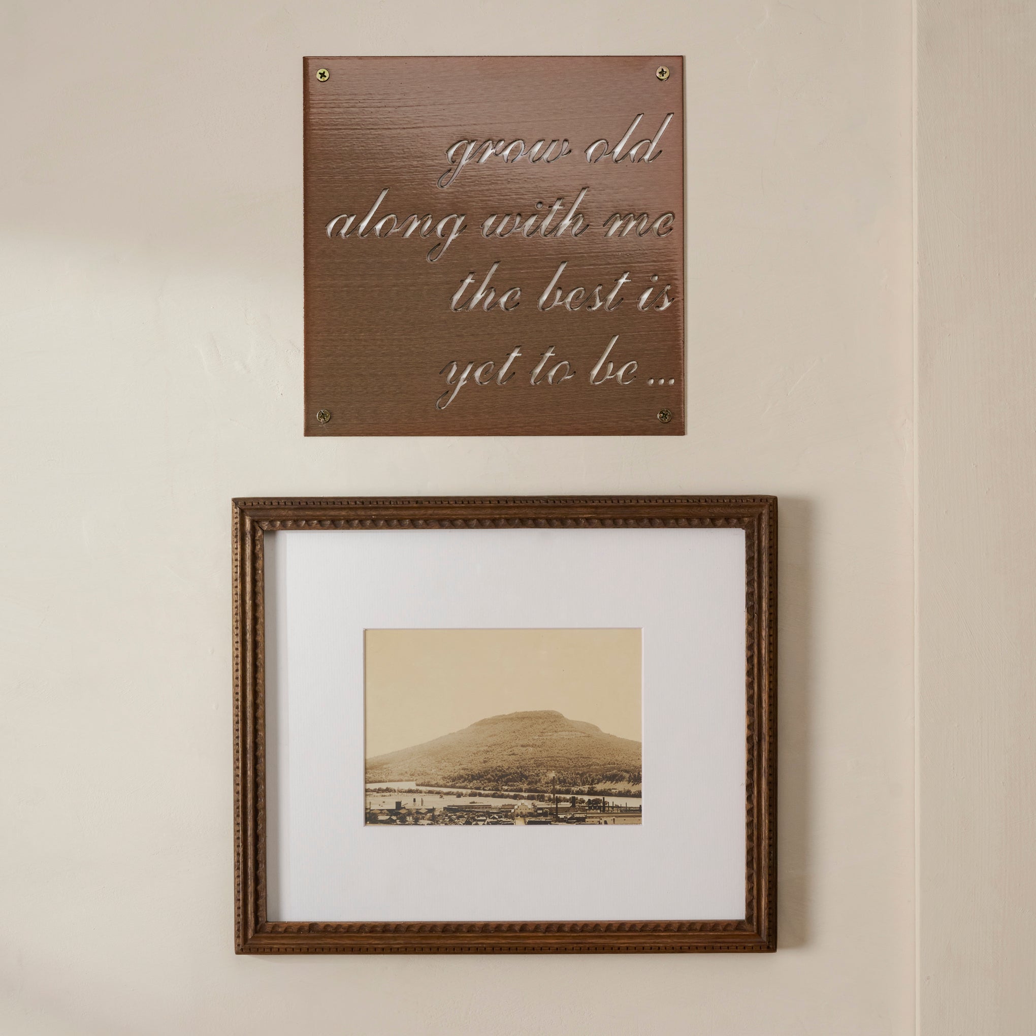 Grow Old Along With Me Sign
