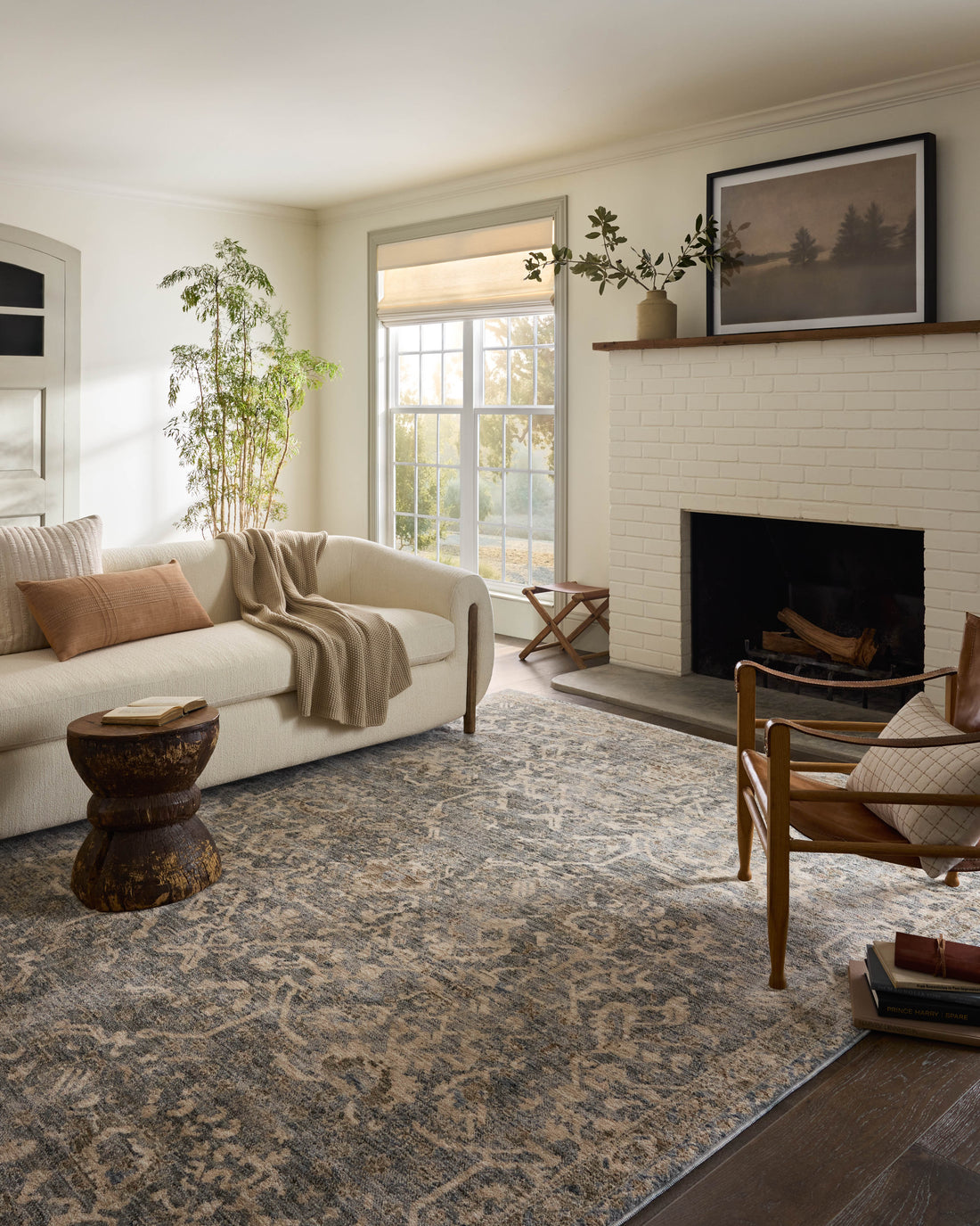 Junie Blue Natural Rug