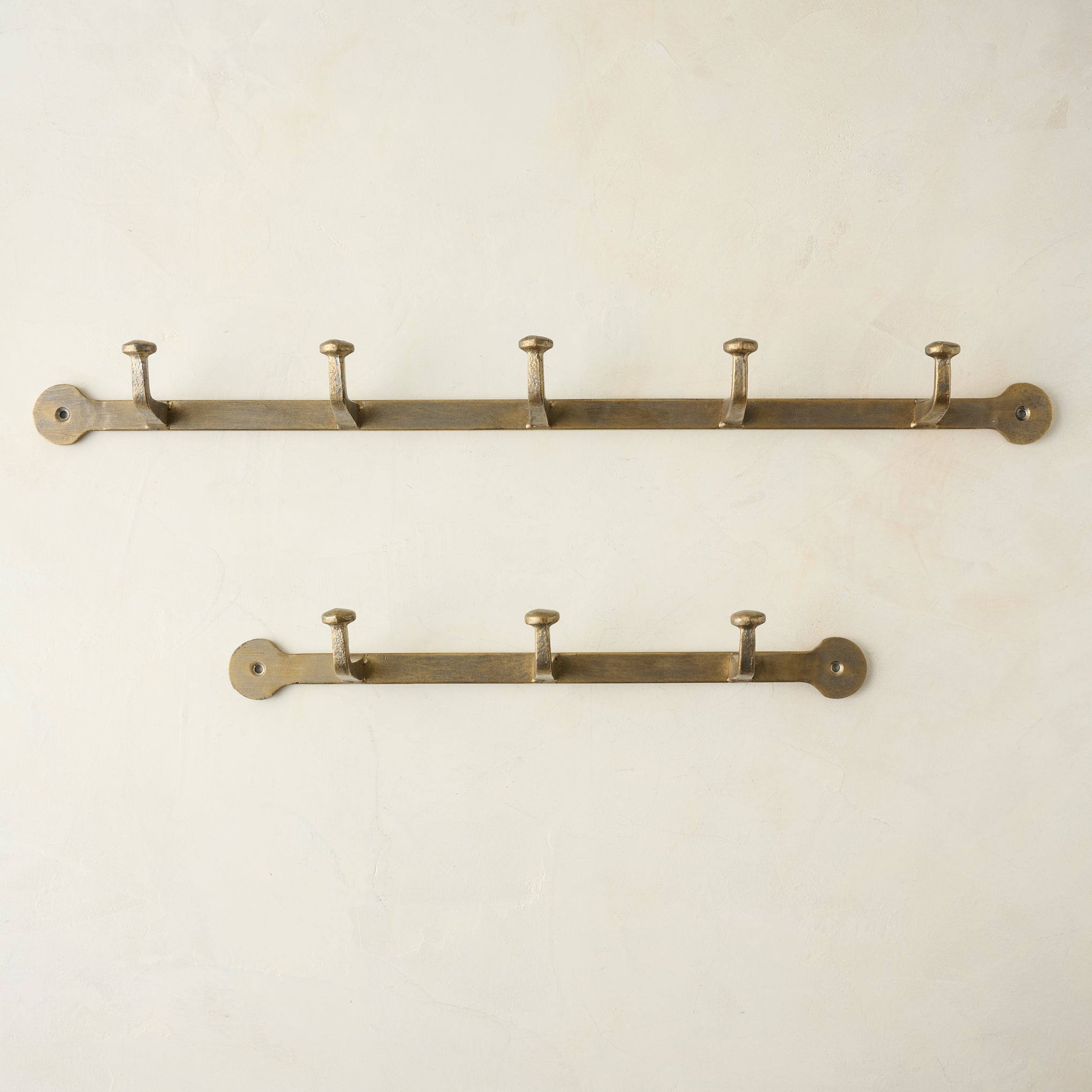 Hammered Iron Wall Hooks