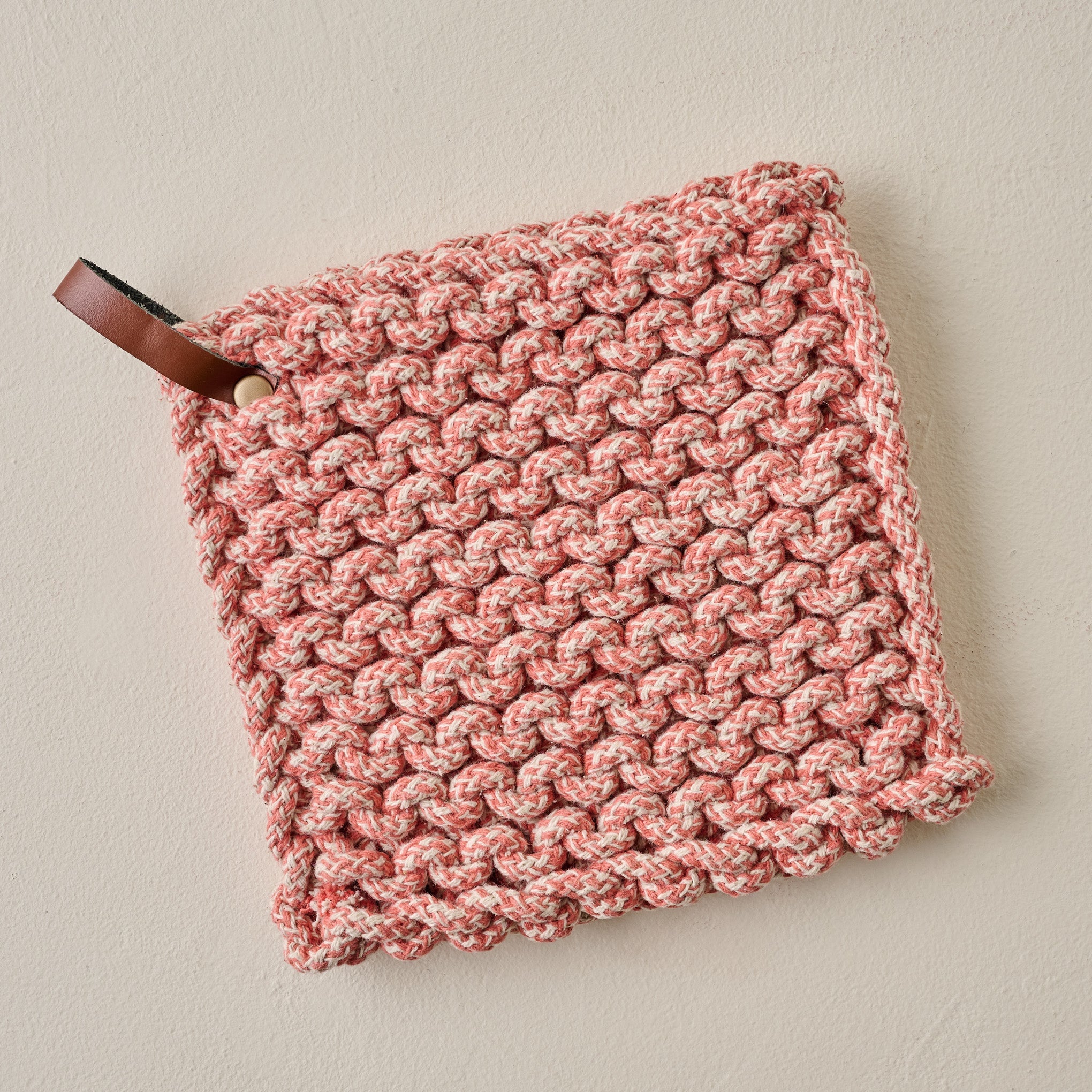 Heathered Hand Crocheted Pot Holder