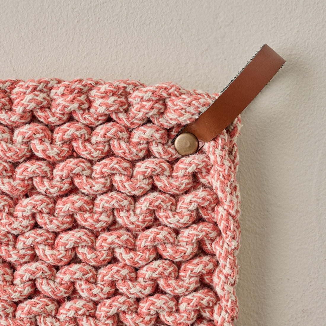 Heathered Hand Crocheted Pot Holder