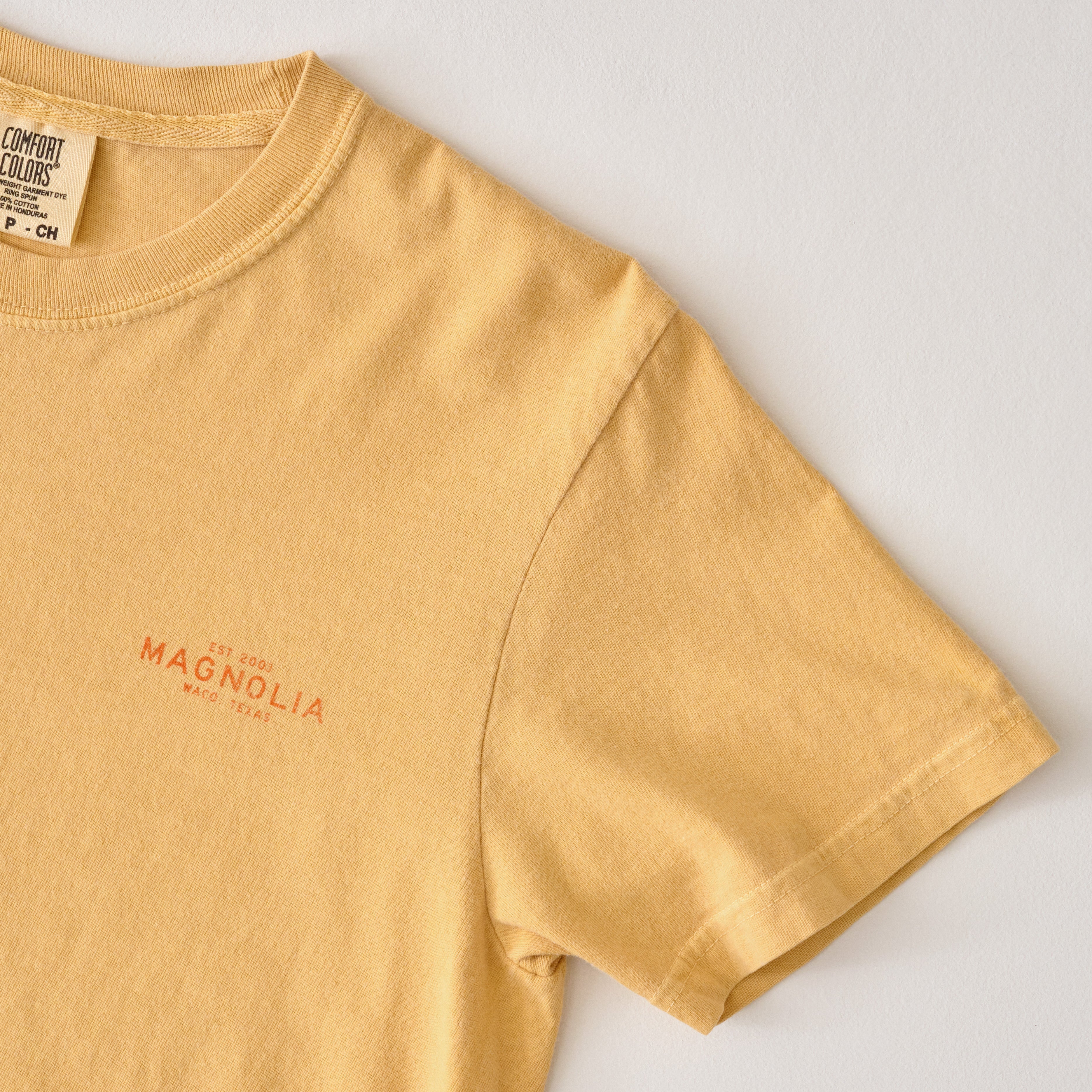 Katy Ballpark Mustard Crest Tee
