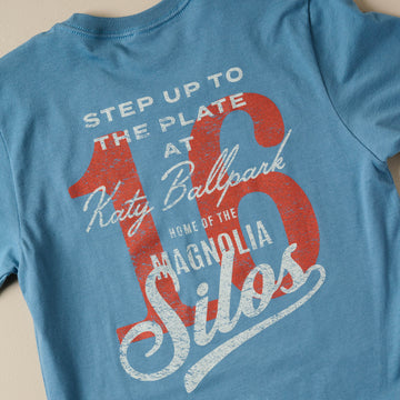 Katy Ballpark Steel Blue Tee