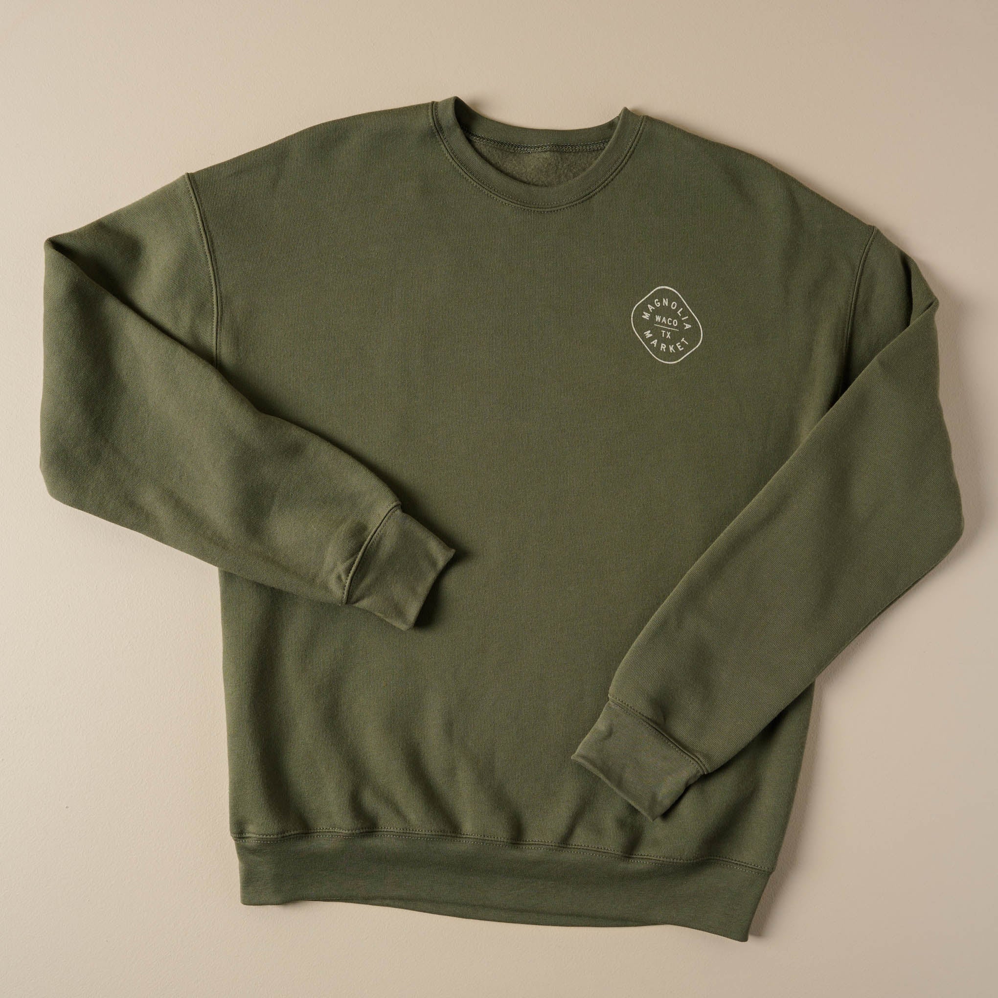 Katy Ballpark Military Green Crewneck Sweatshirt