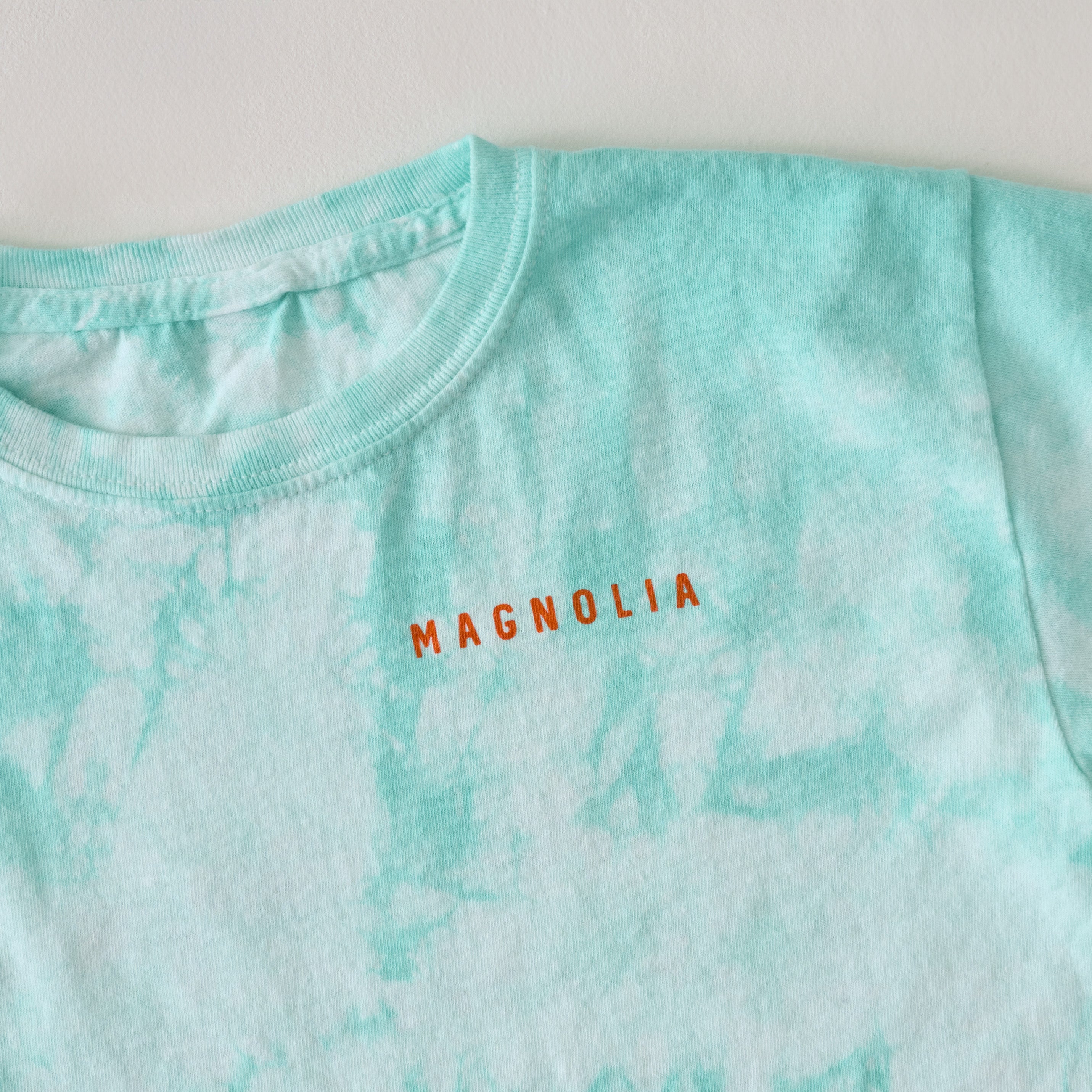 Magnolia Kids Roadtrip Mint Tie Dye Shirt