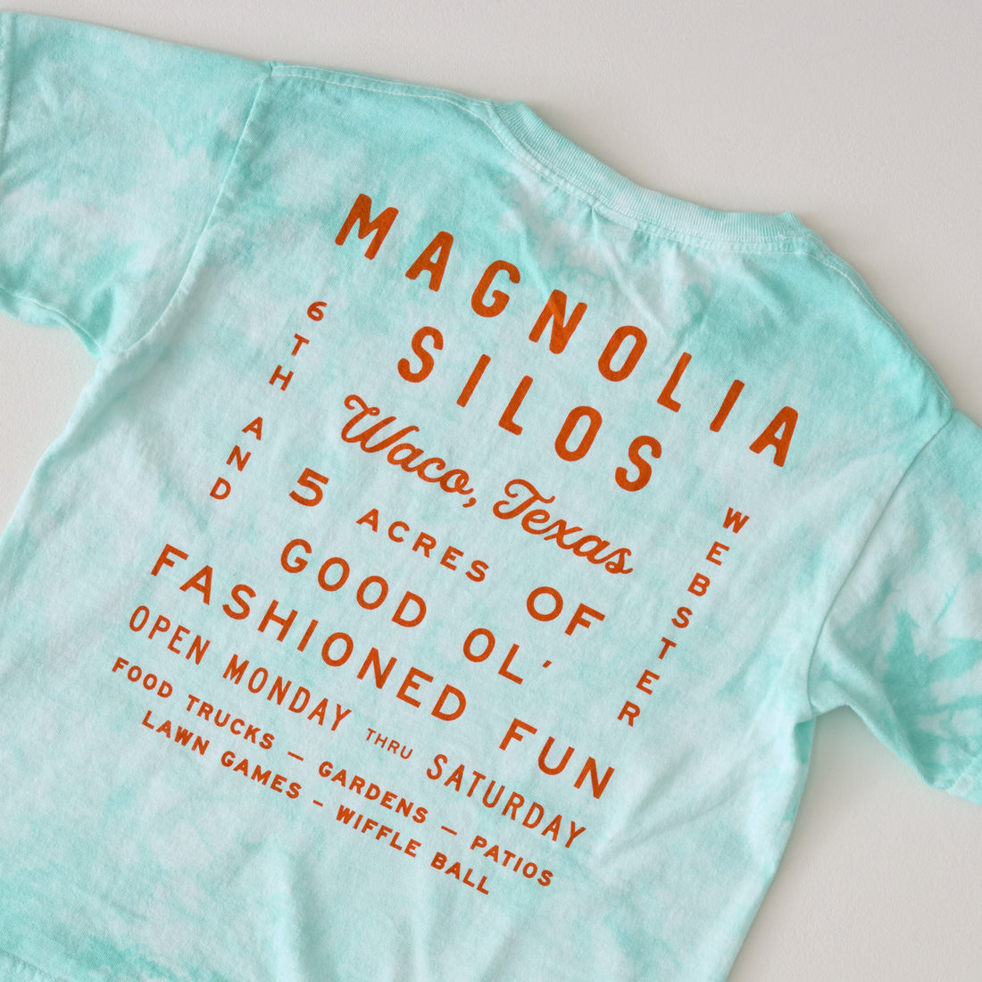 Magnolia Kids Roadtrip Mint Tie Dye Shirt